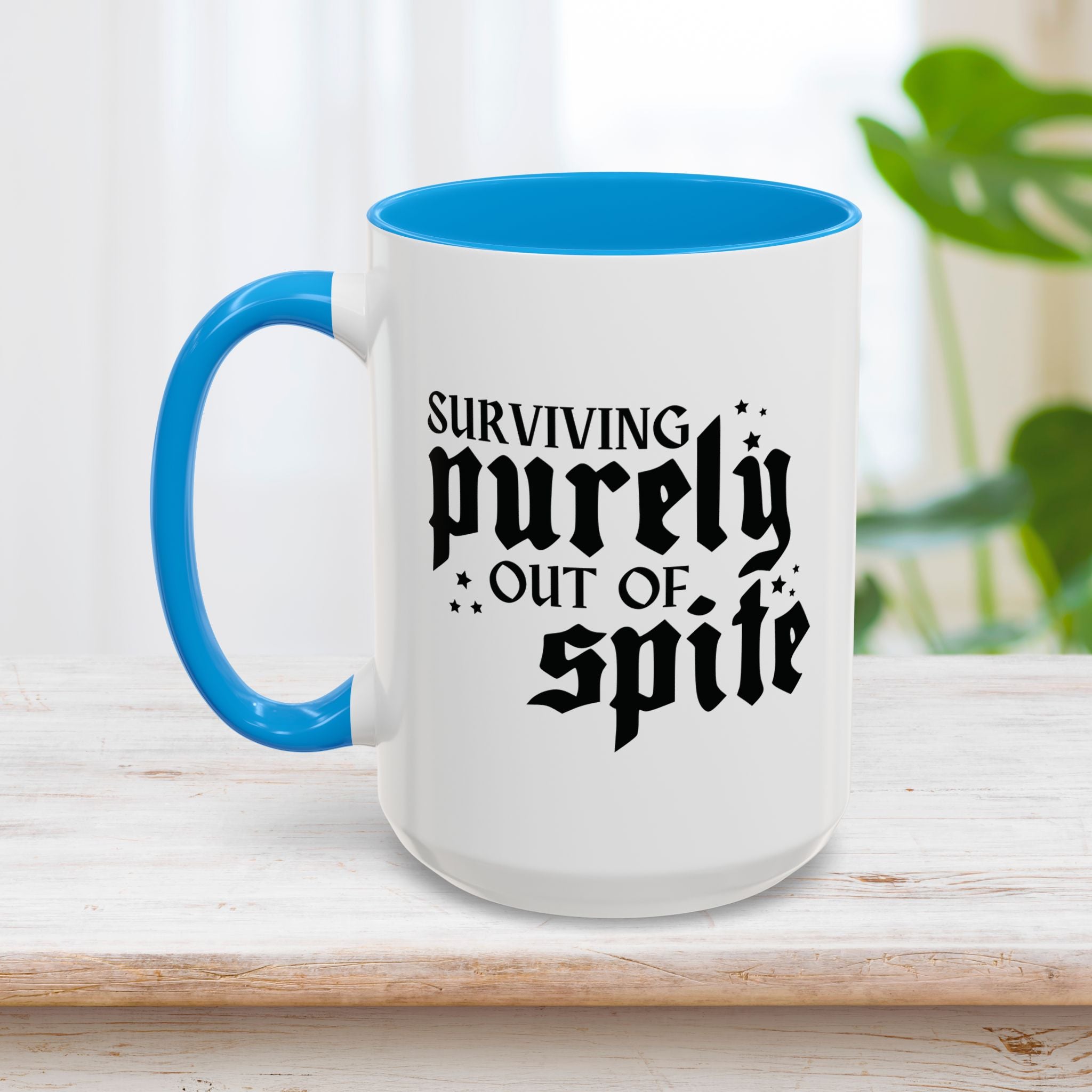 Surviving Purely Out Of Spite Mug 15oz
