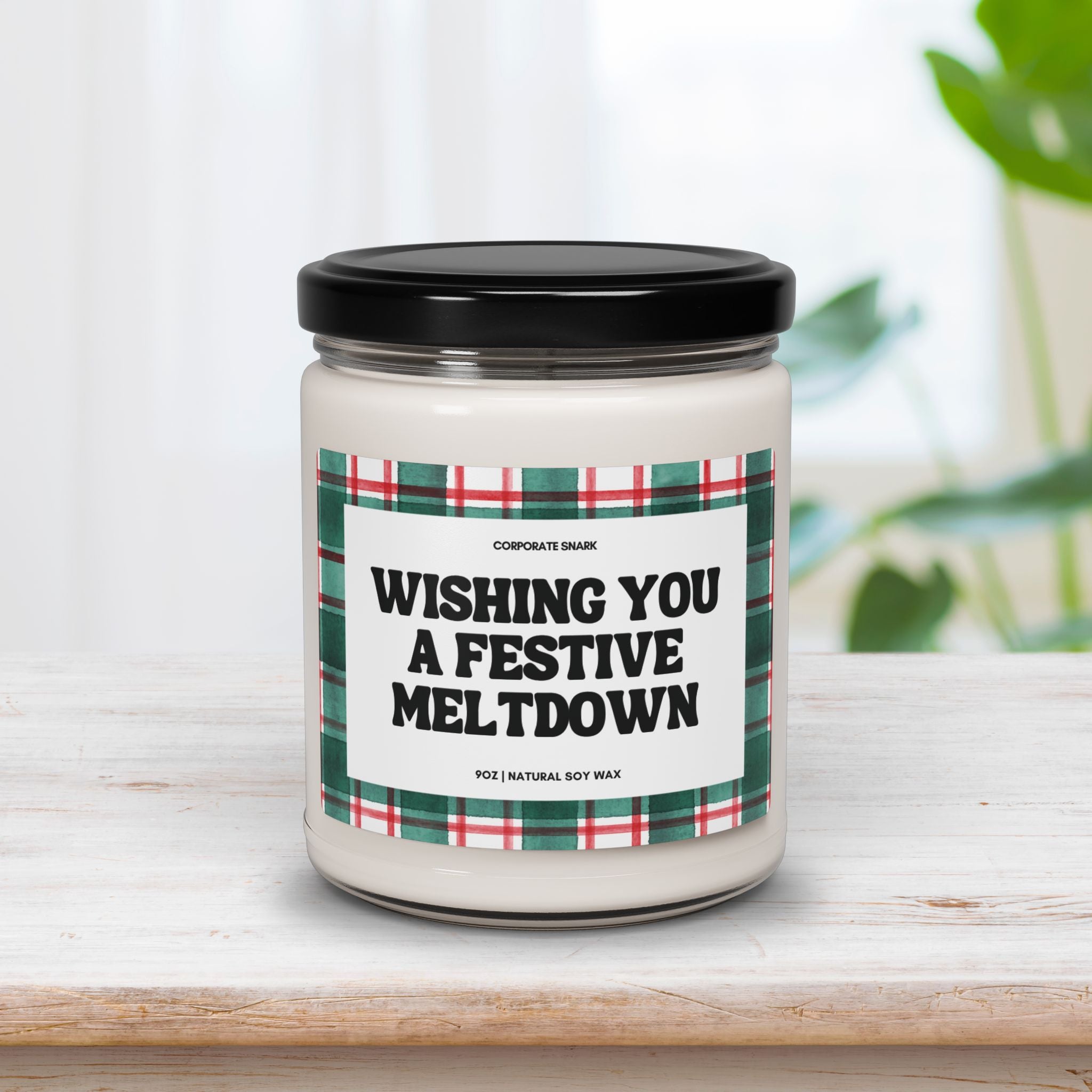 Wishing You A Festive Meltdown Candle