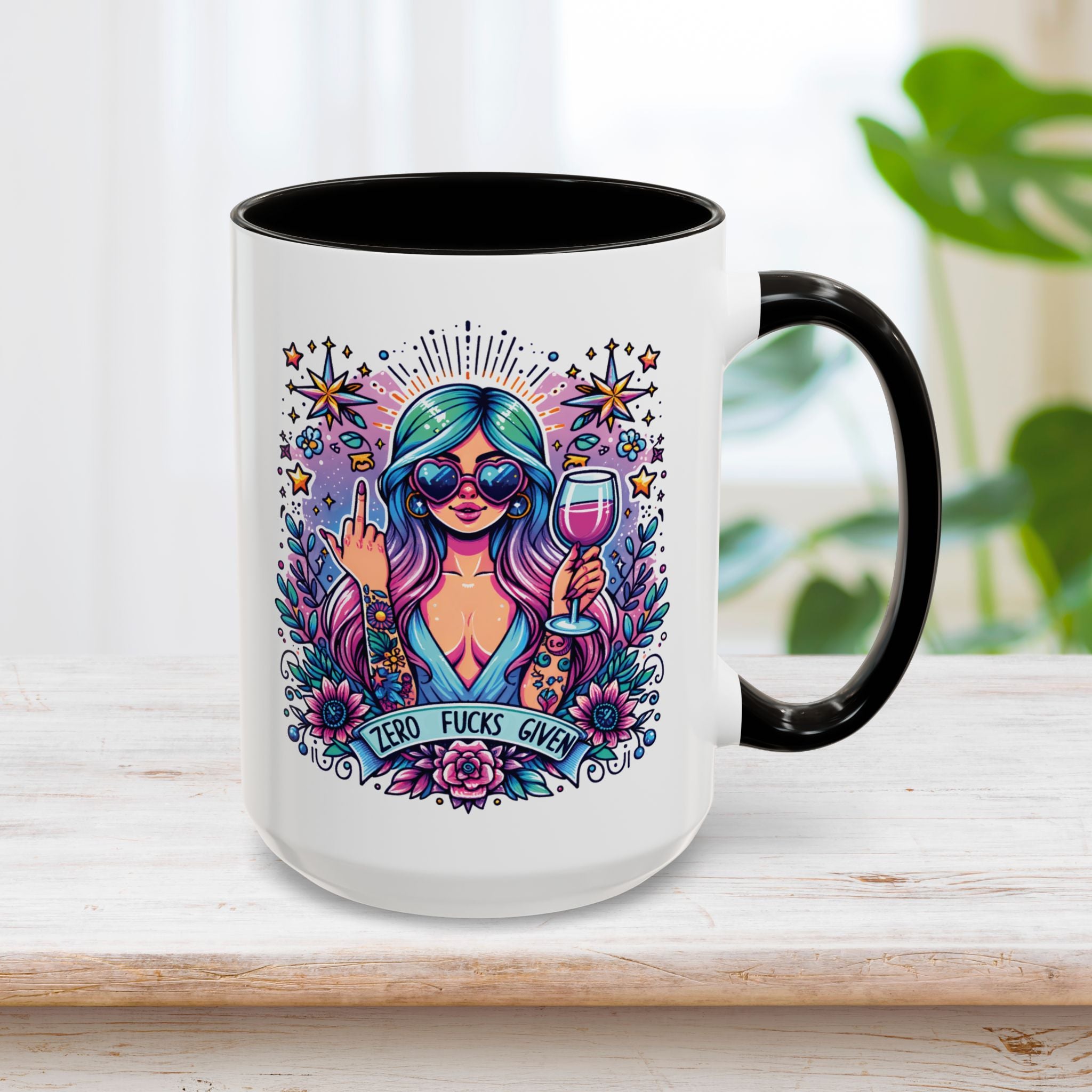 Zero F*cks Given' Mug 15oz