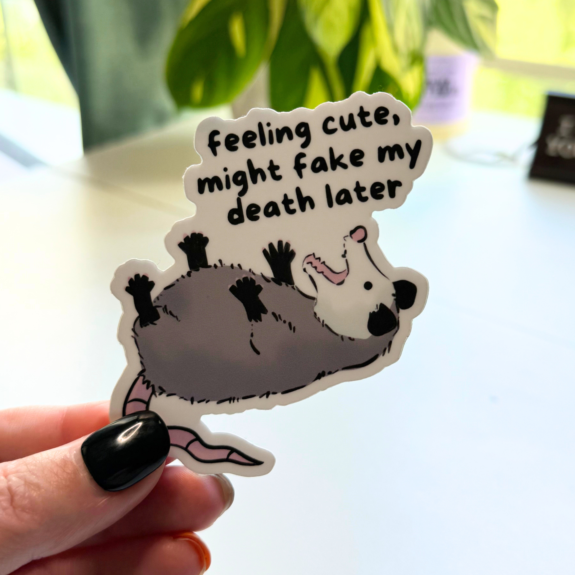 Opossums At Work Sticker 12-Pack