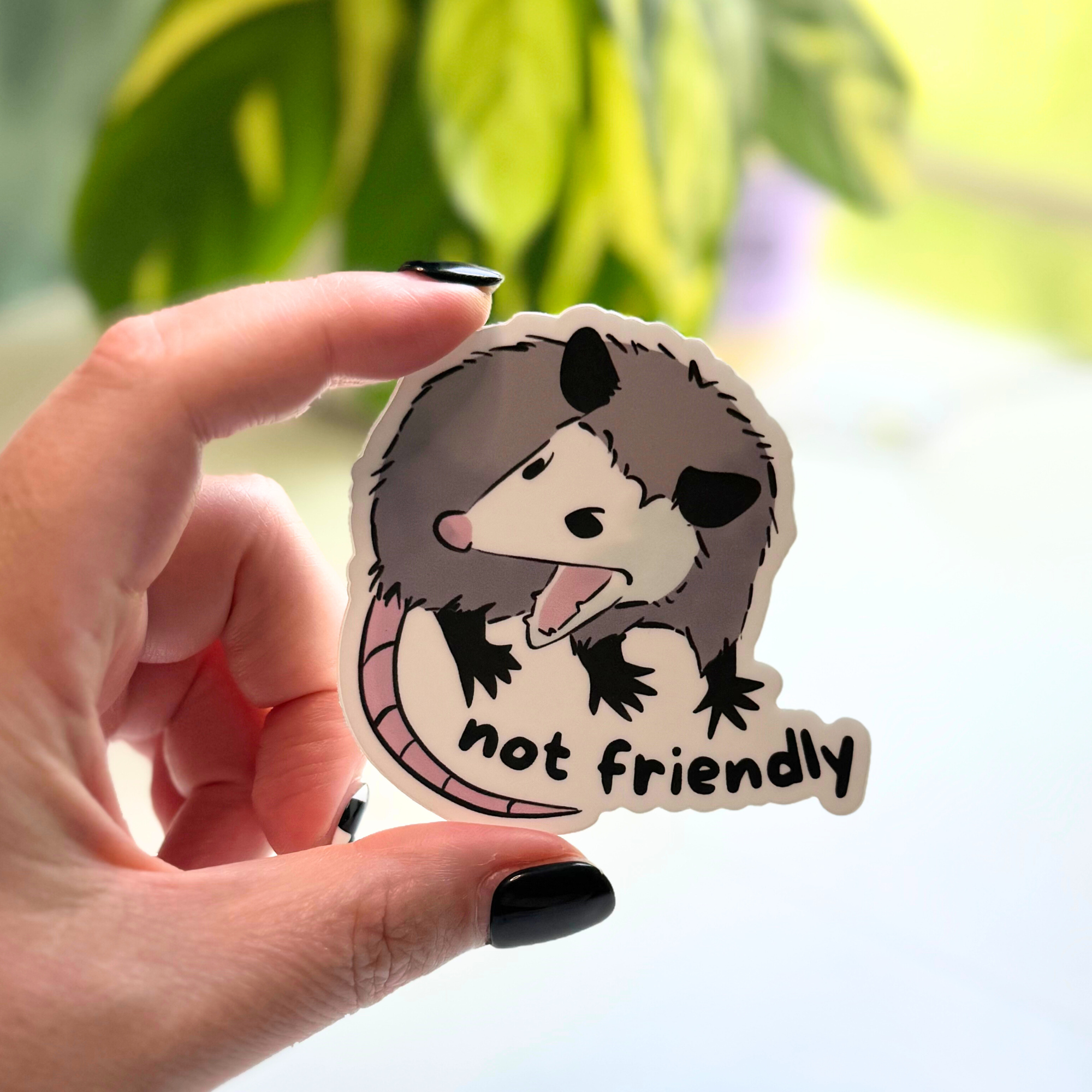 Opossums At Work Sticker 12-Pack