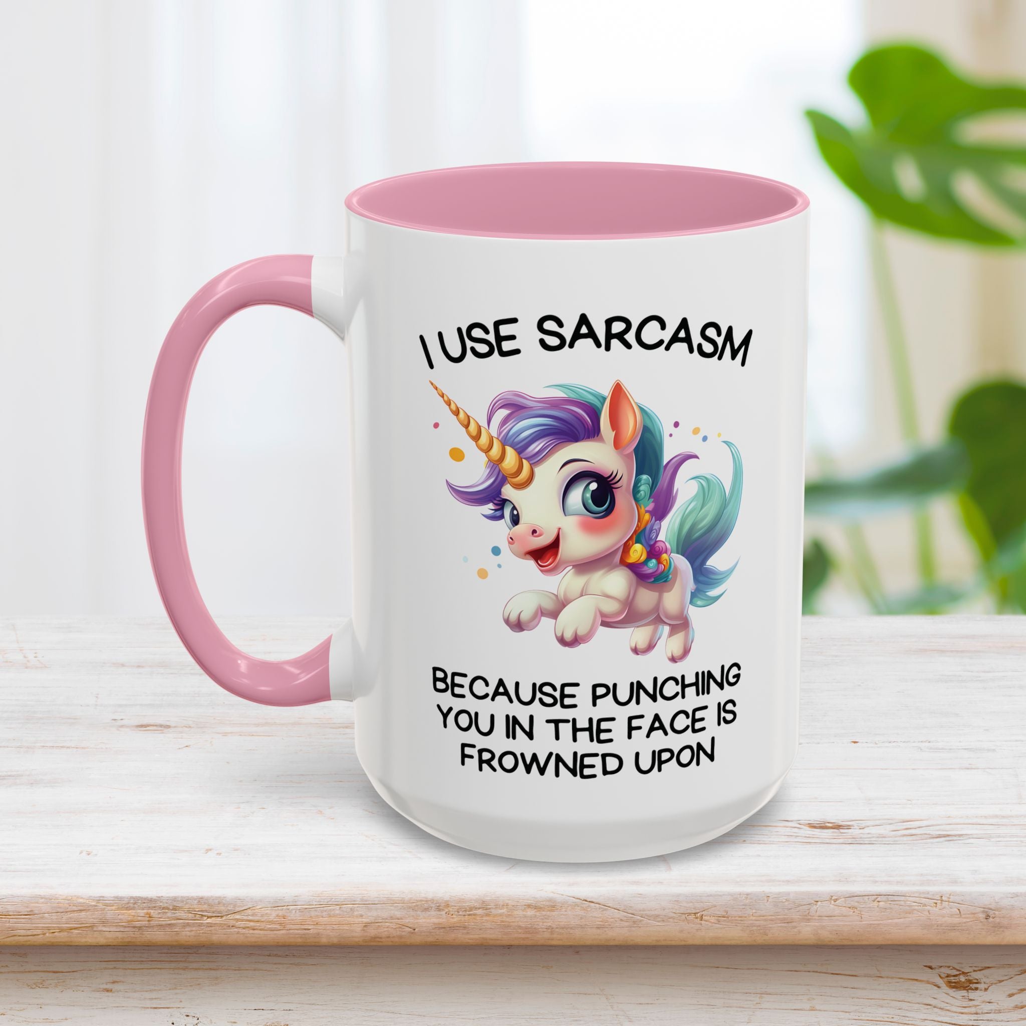 Fly-By Unicorn Snark Mug 15oz