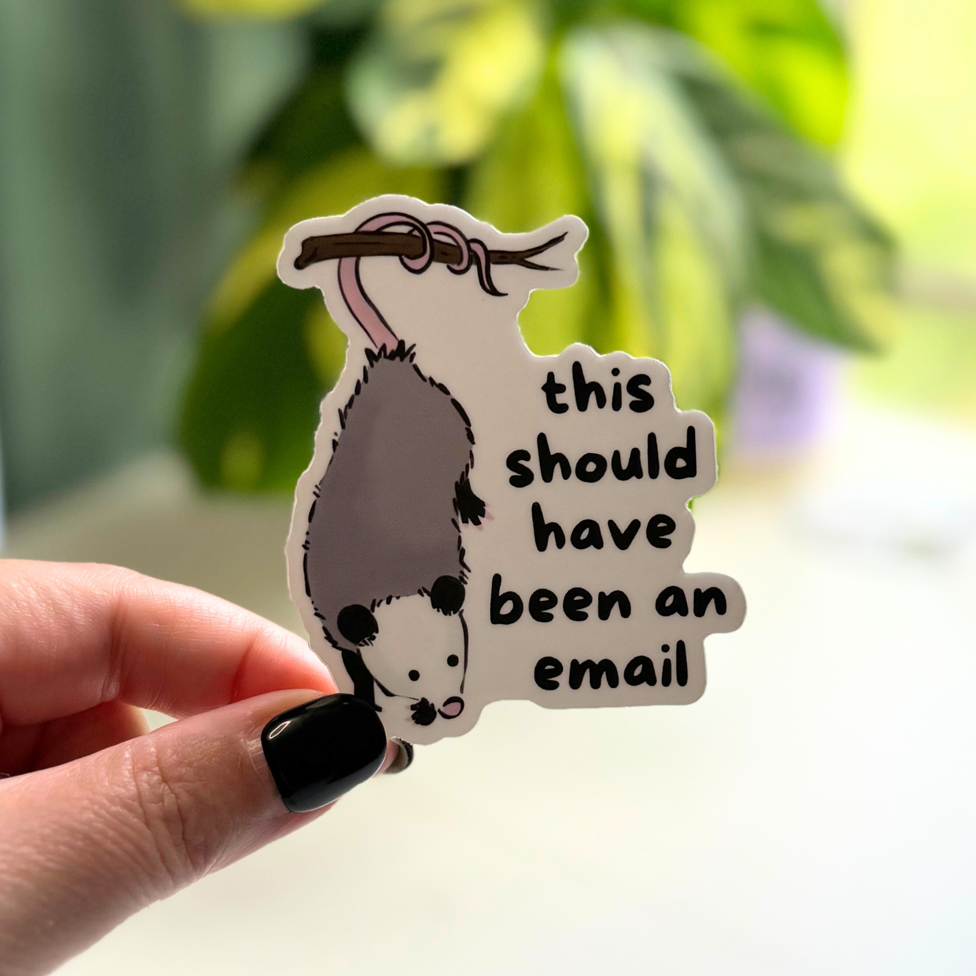 Opossums At Work Sticker 12-Pack