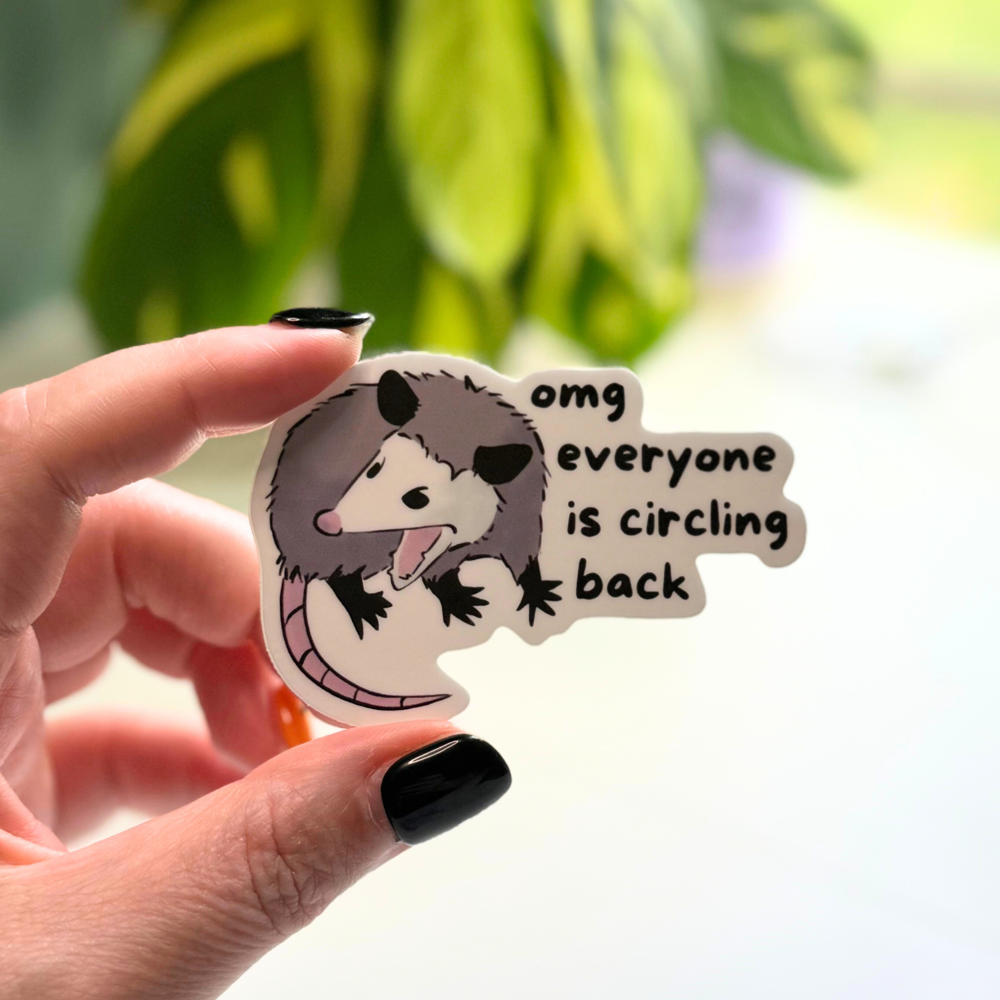 Opossums At Work Sticker 12-Pack