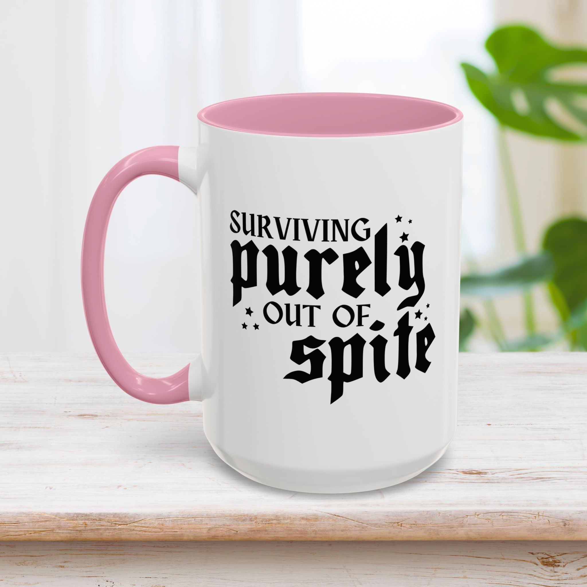 Surviving Purely Out Of Spite Mug 15oz