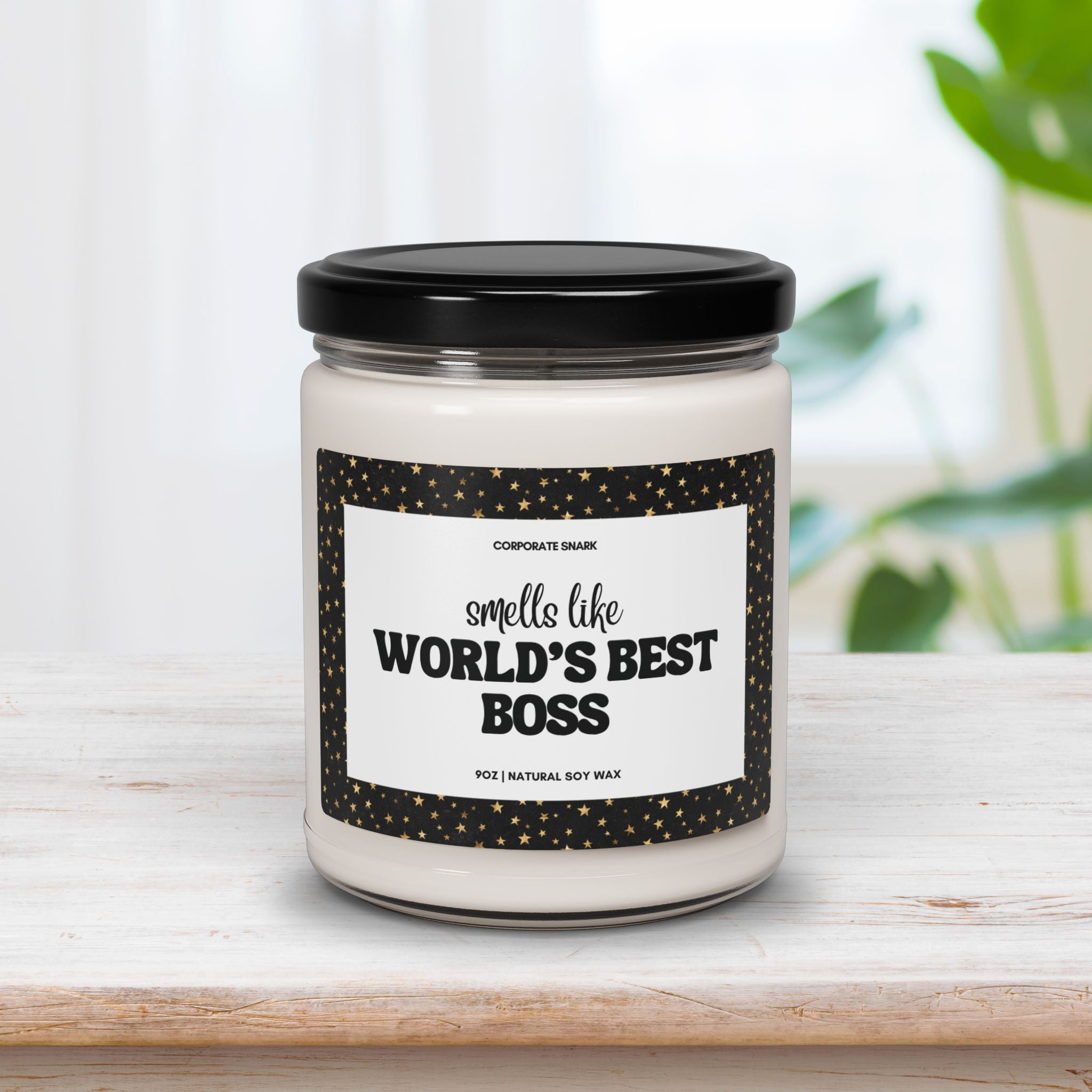 Smells Like World's Best Boss Candle
