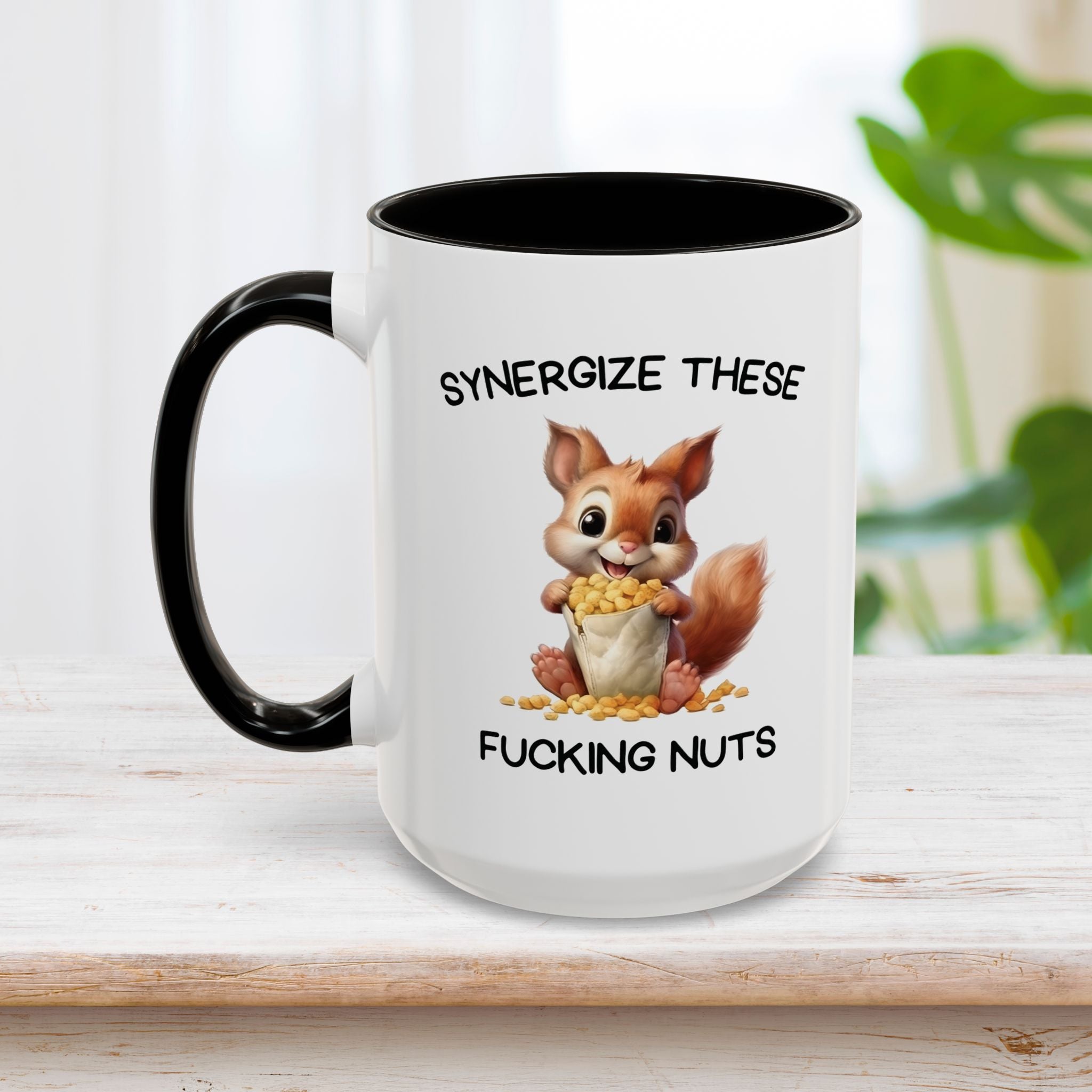 Nutty About Corporate Jargon Mug 15oz