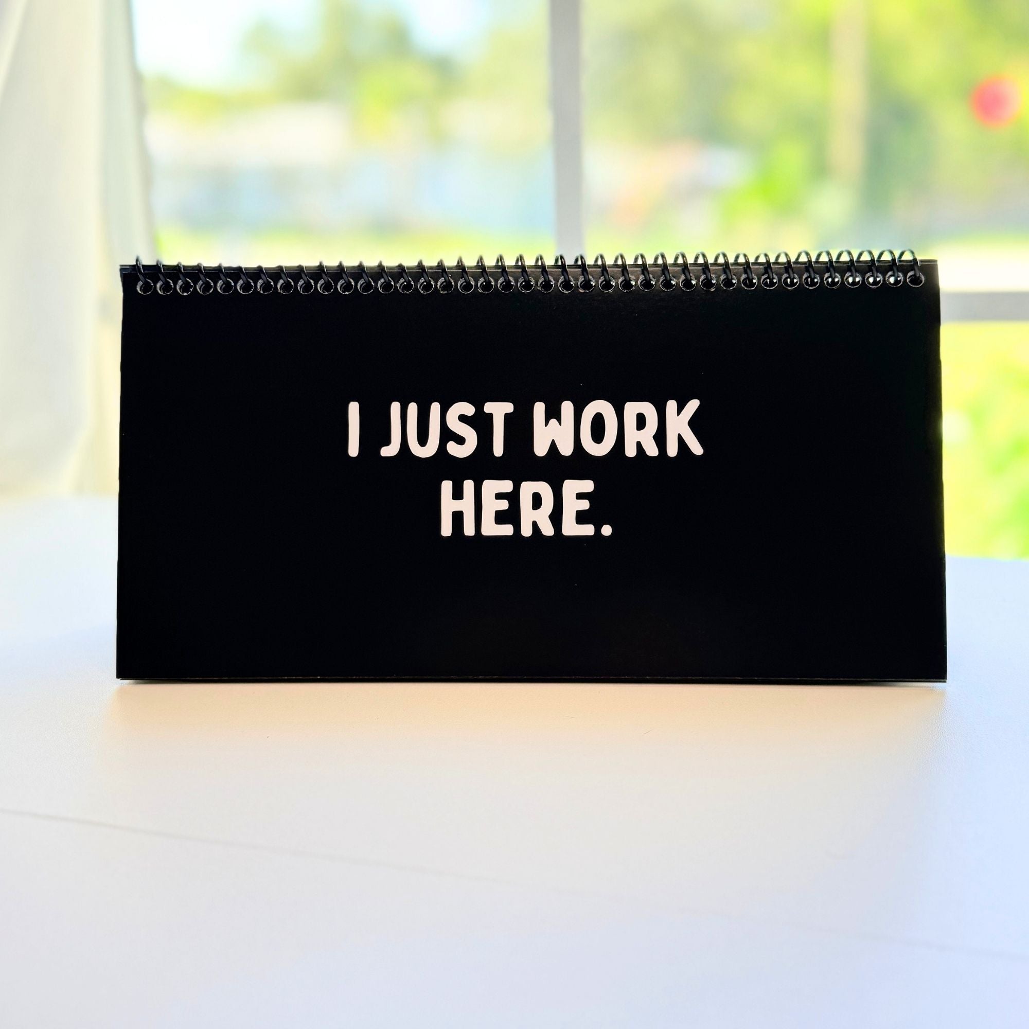 Daily Mood Desk Sign Black