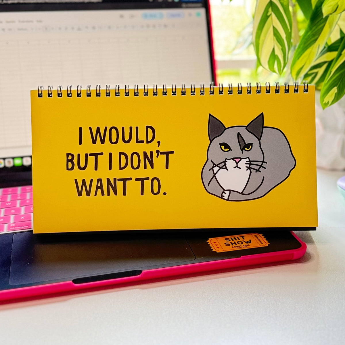 Cats At Work Desk Flip Sign