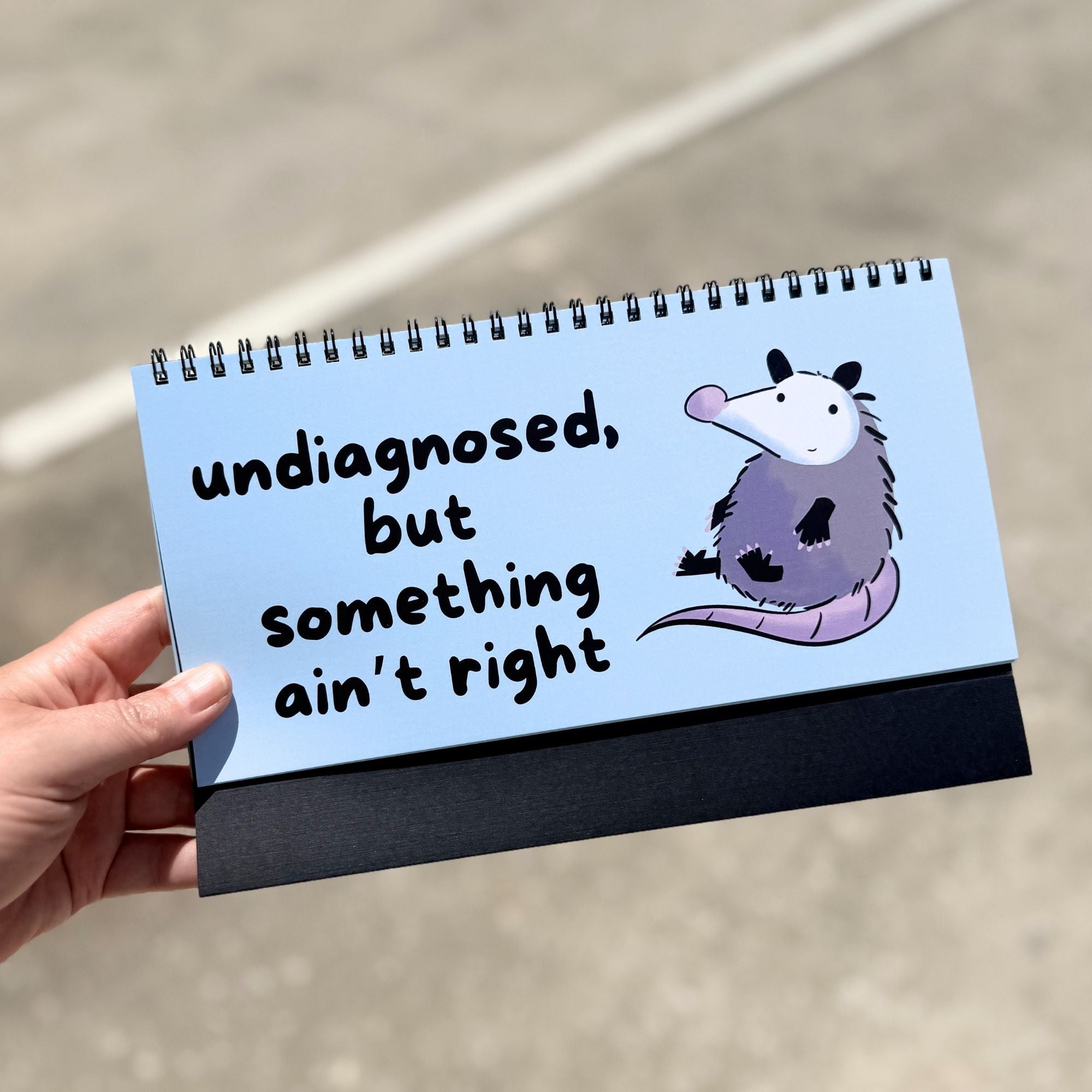 Opossums At Work Desk Sign
