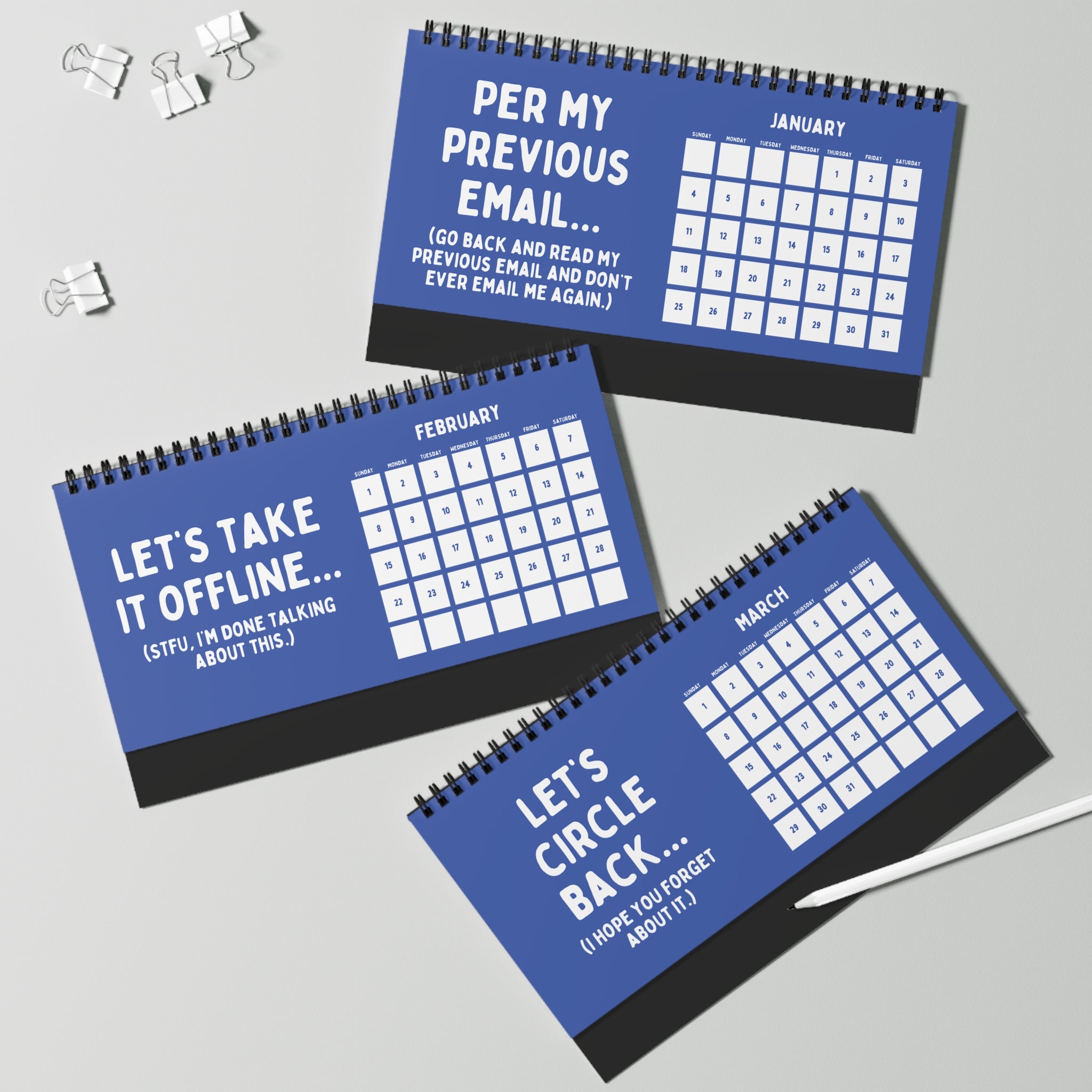 2026 Per My Previous Email Calendar