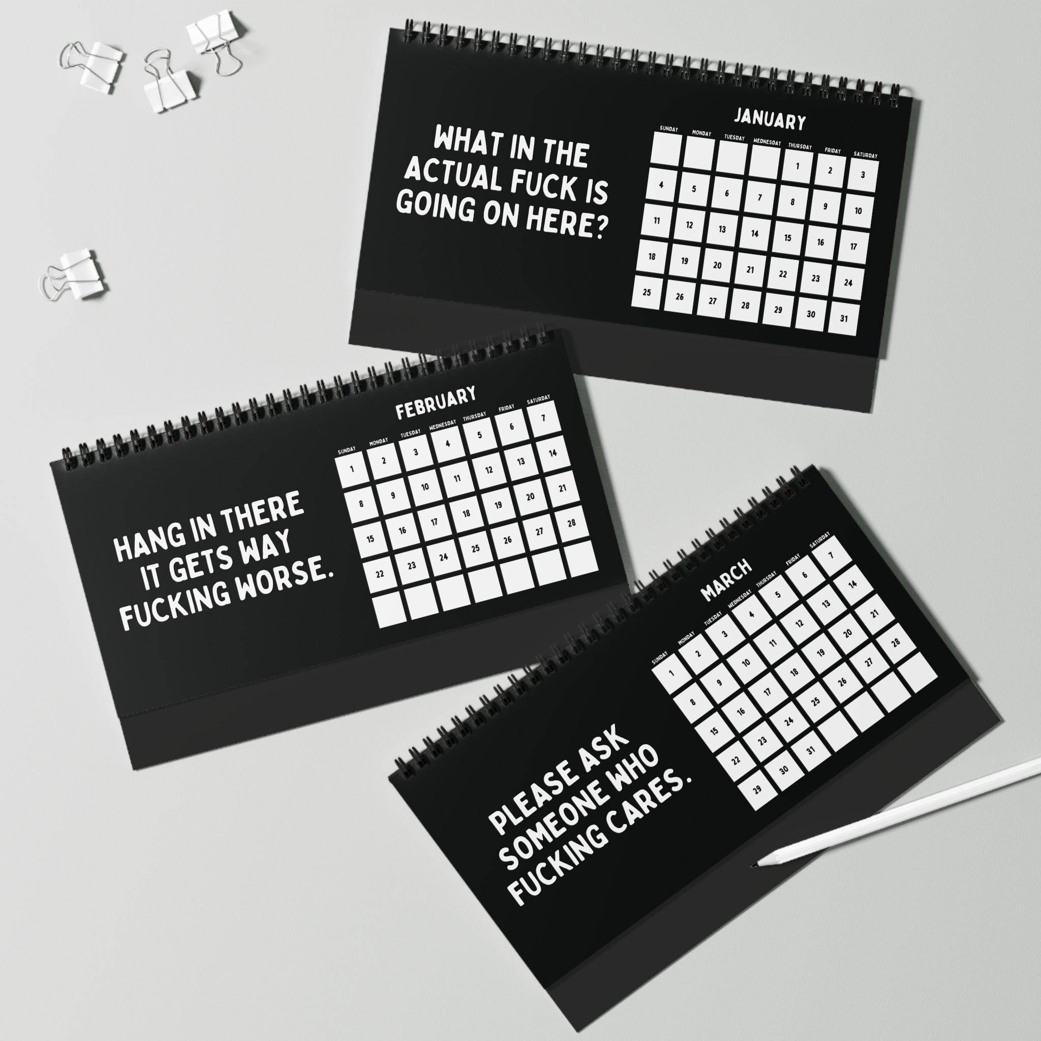 2026 Things I Want To Say At Work Calendar