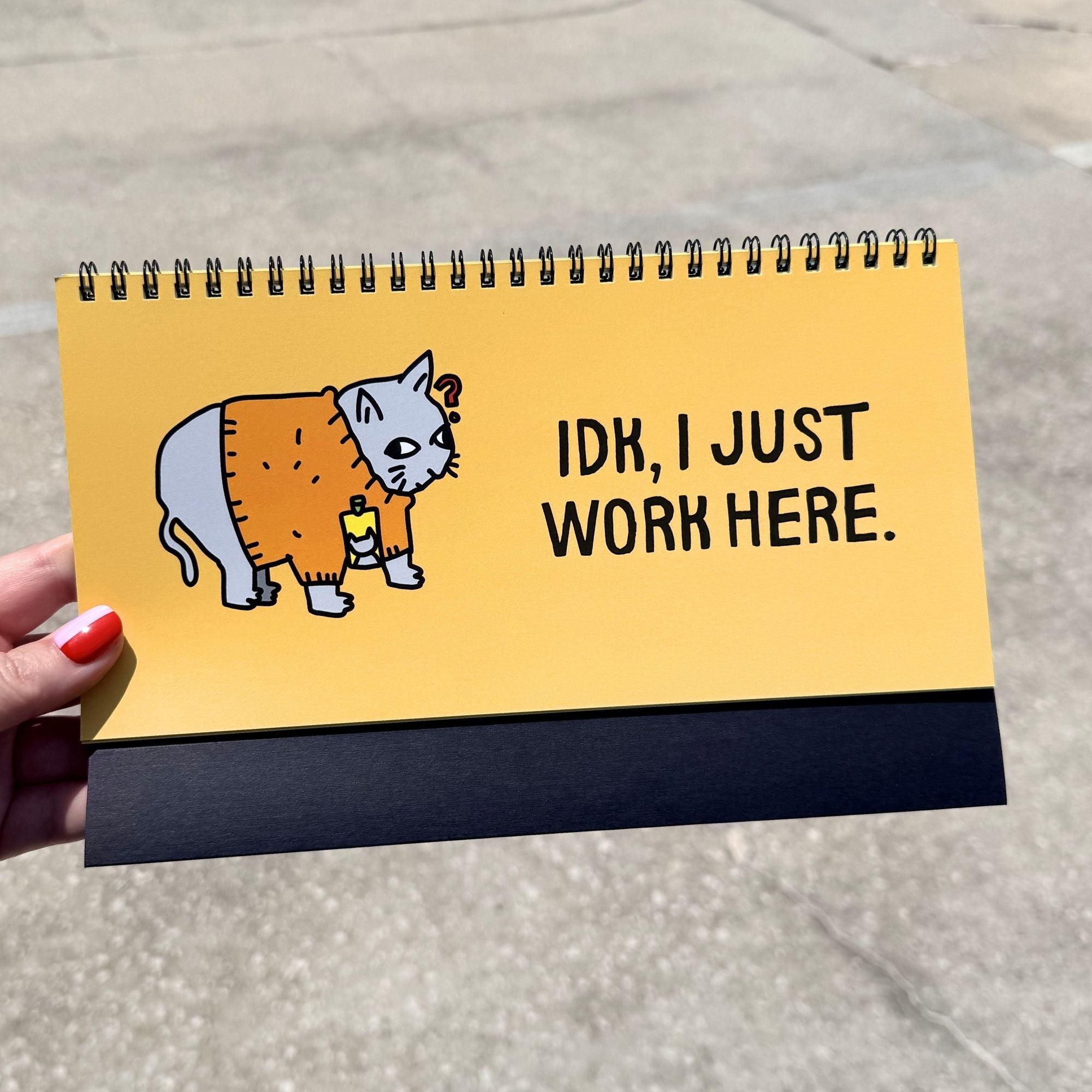 Cats At Work Desk Sign