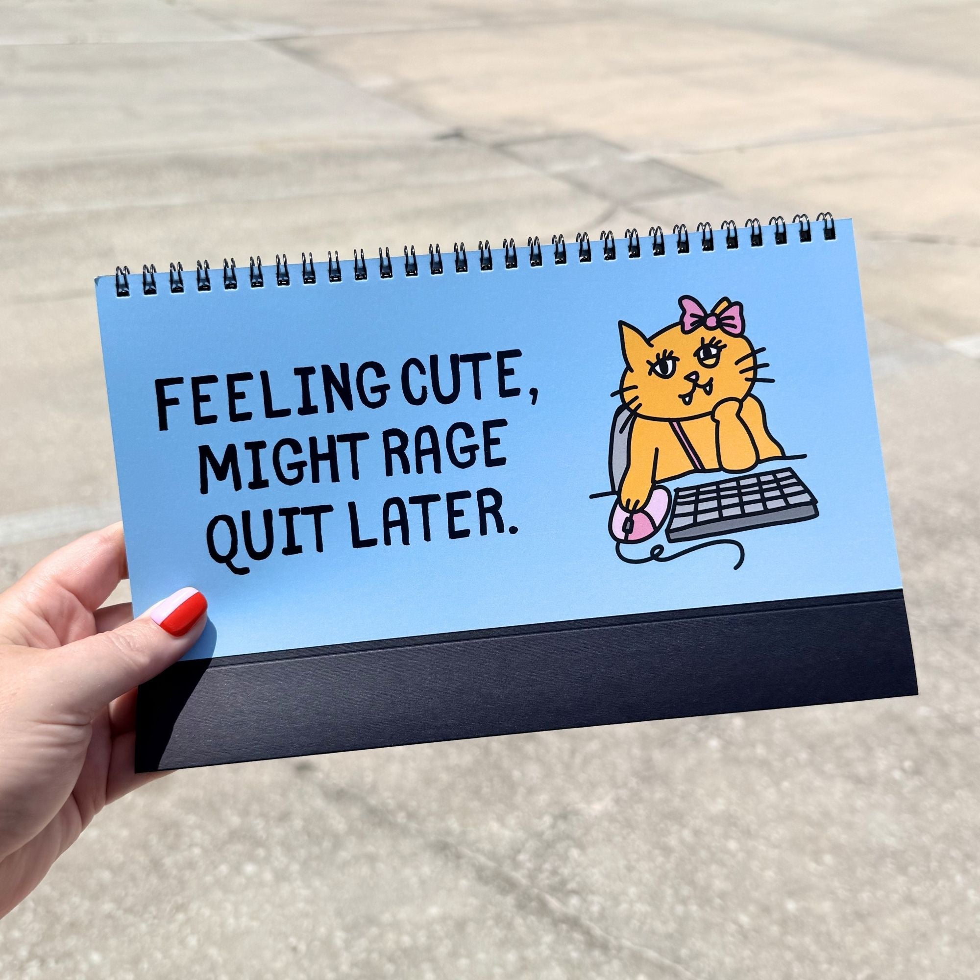 Cats At Work Desk Sign