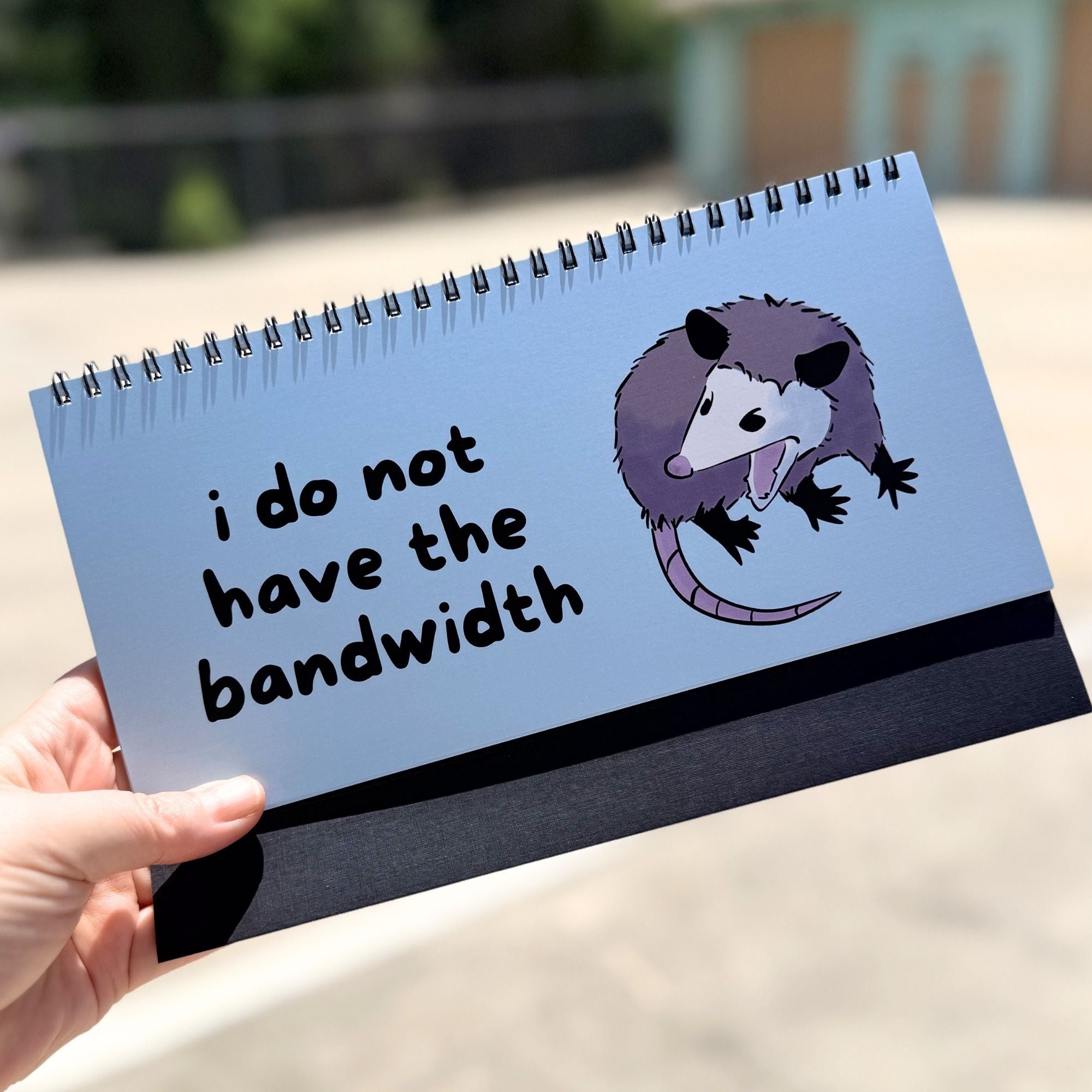 Opossums At Work Desk Sign