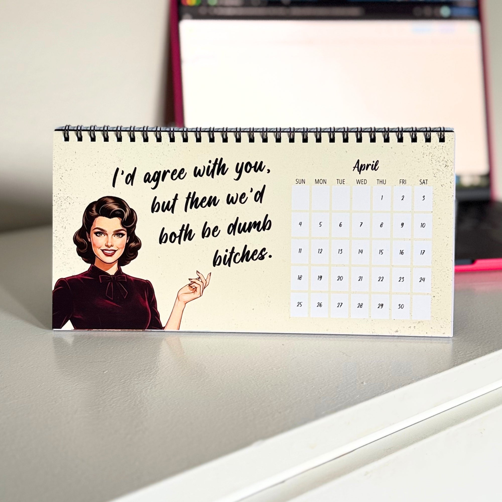 2027 I Wish Being a Bitch Paid The Bills Calendar