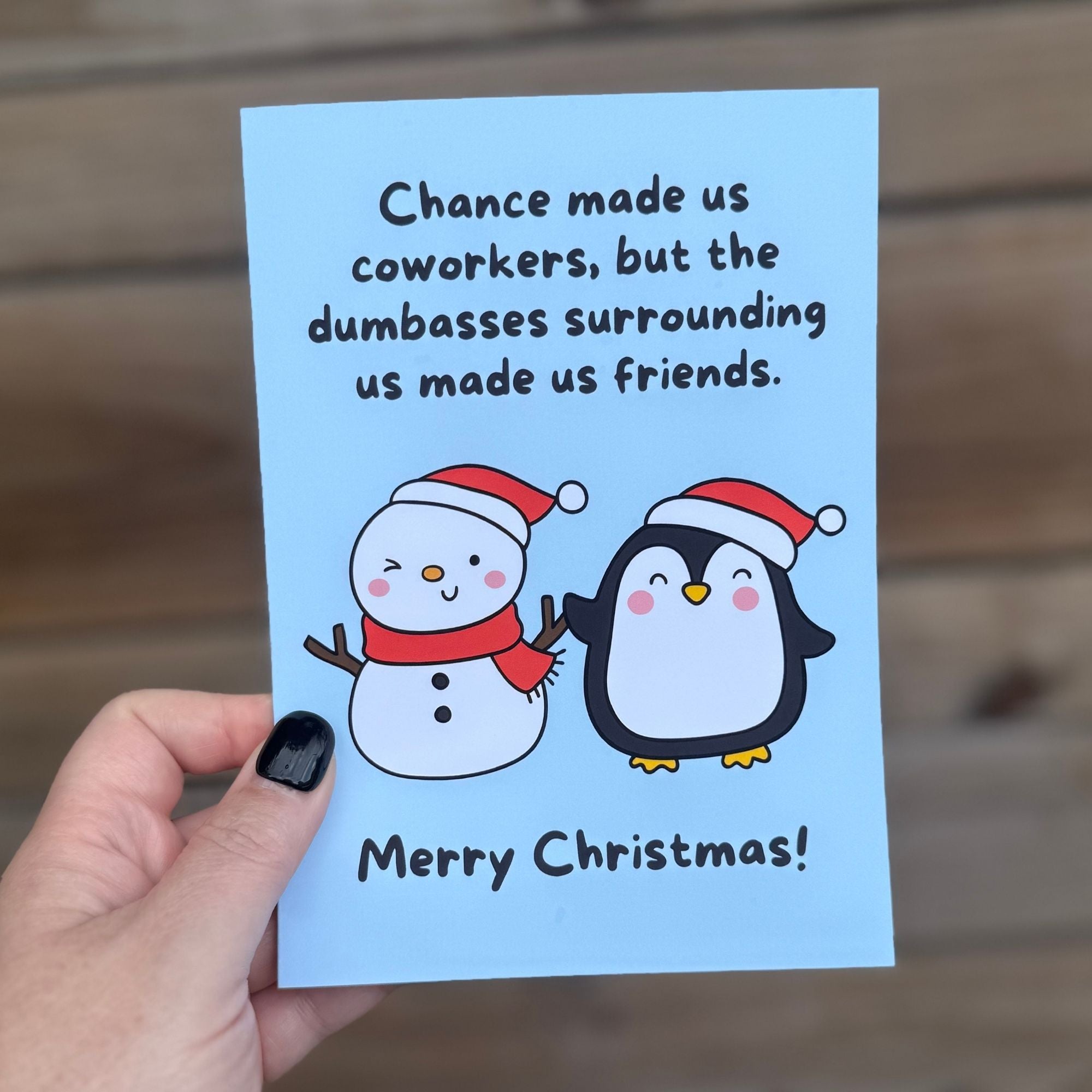 Chance Made Us Coworkers Christmas Card