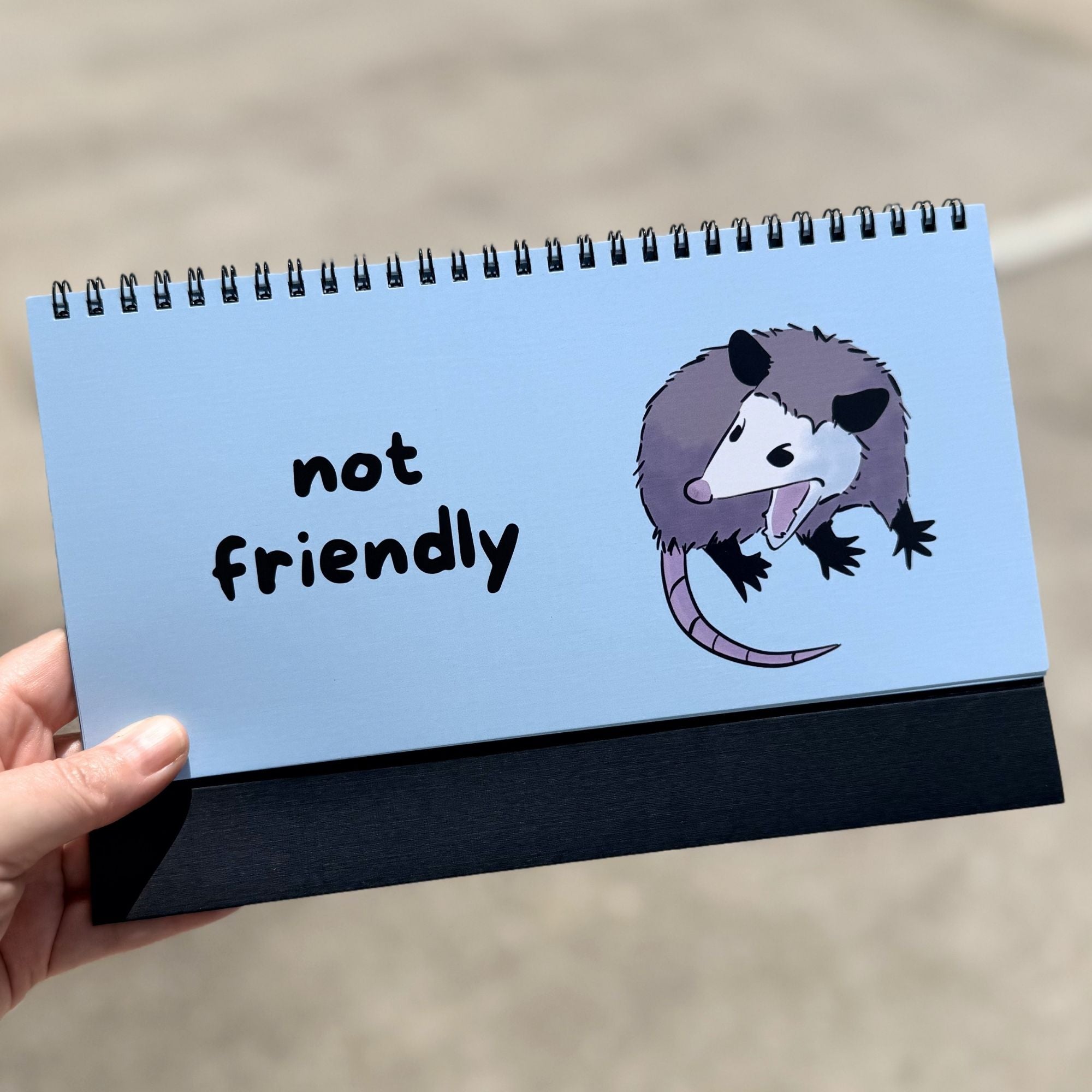 Opossums At Work Desk Sign