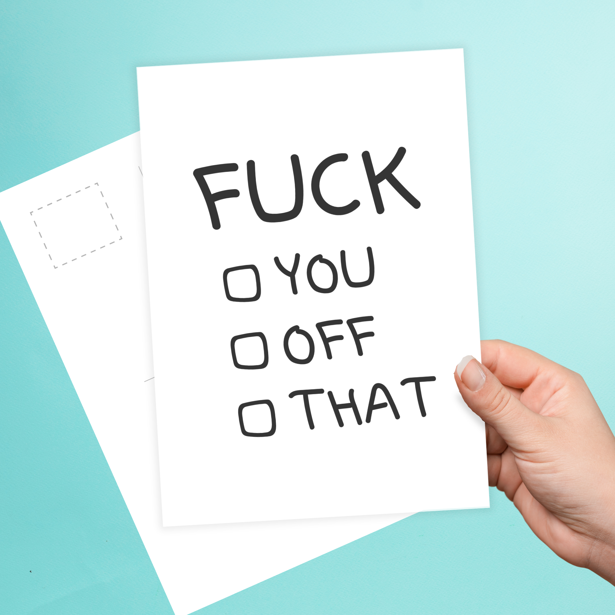 Fuck You, Off, That Postcard