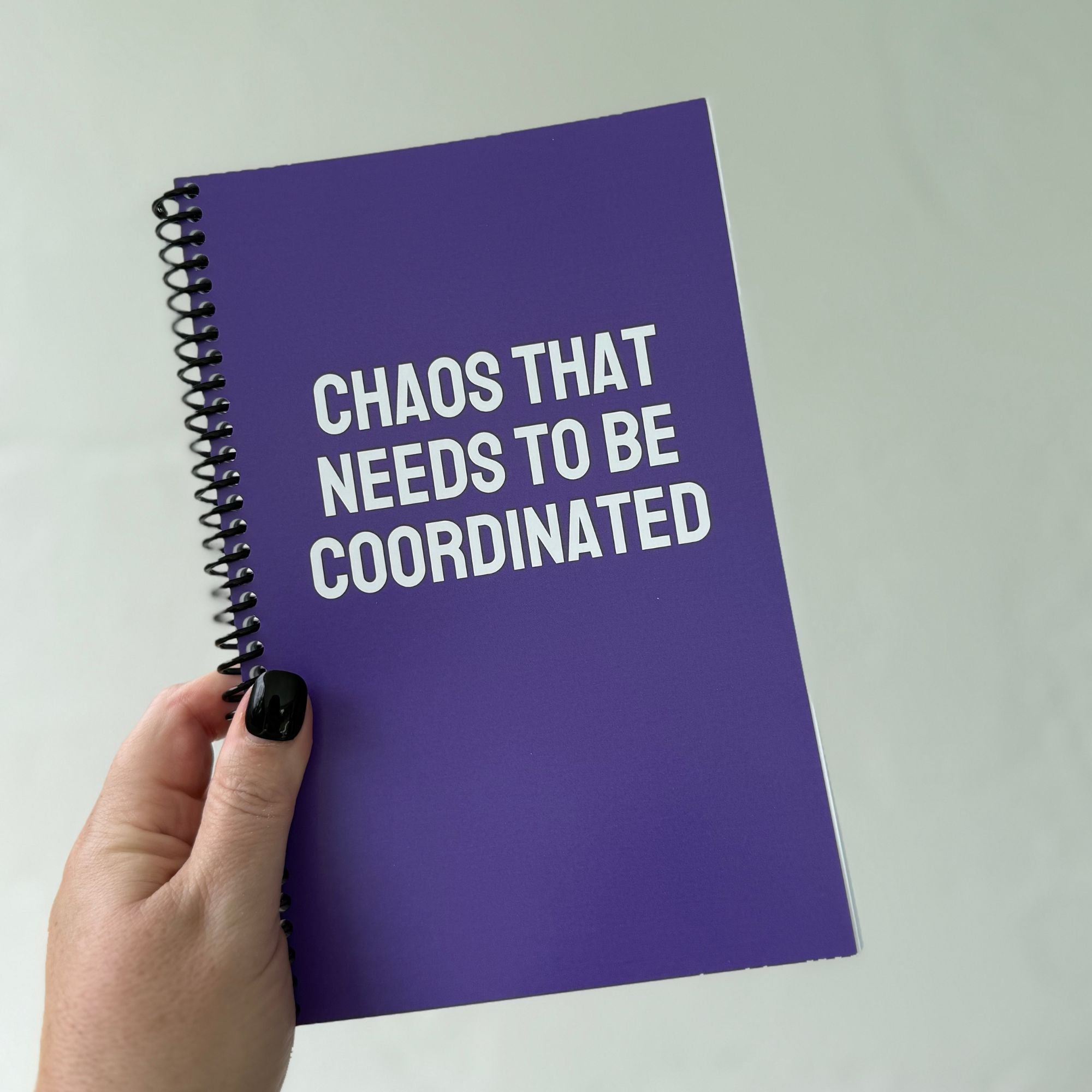 Chaos That Needs To Be Coordinated Notebook