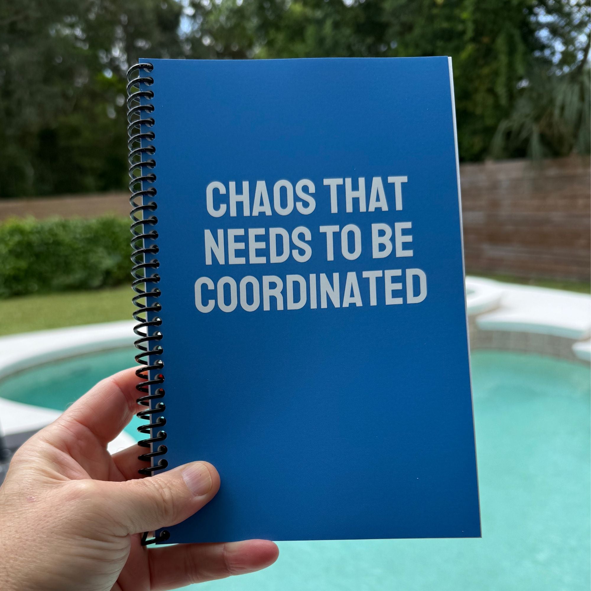 Chaos That Needs To Be Coordinated Notebook