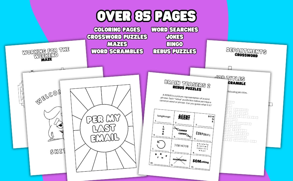 Pointless Meeting Coloring And Activity Book Digital Download