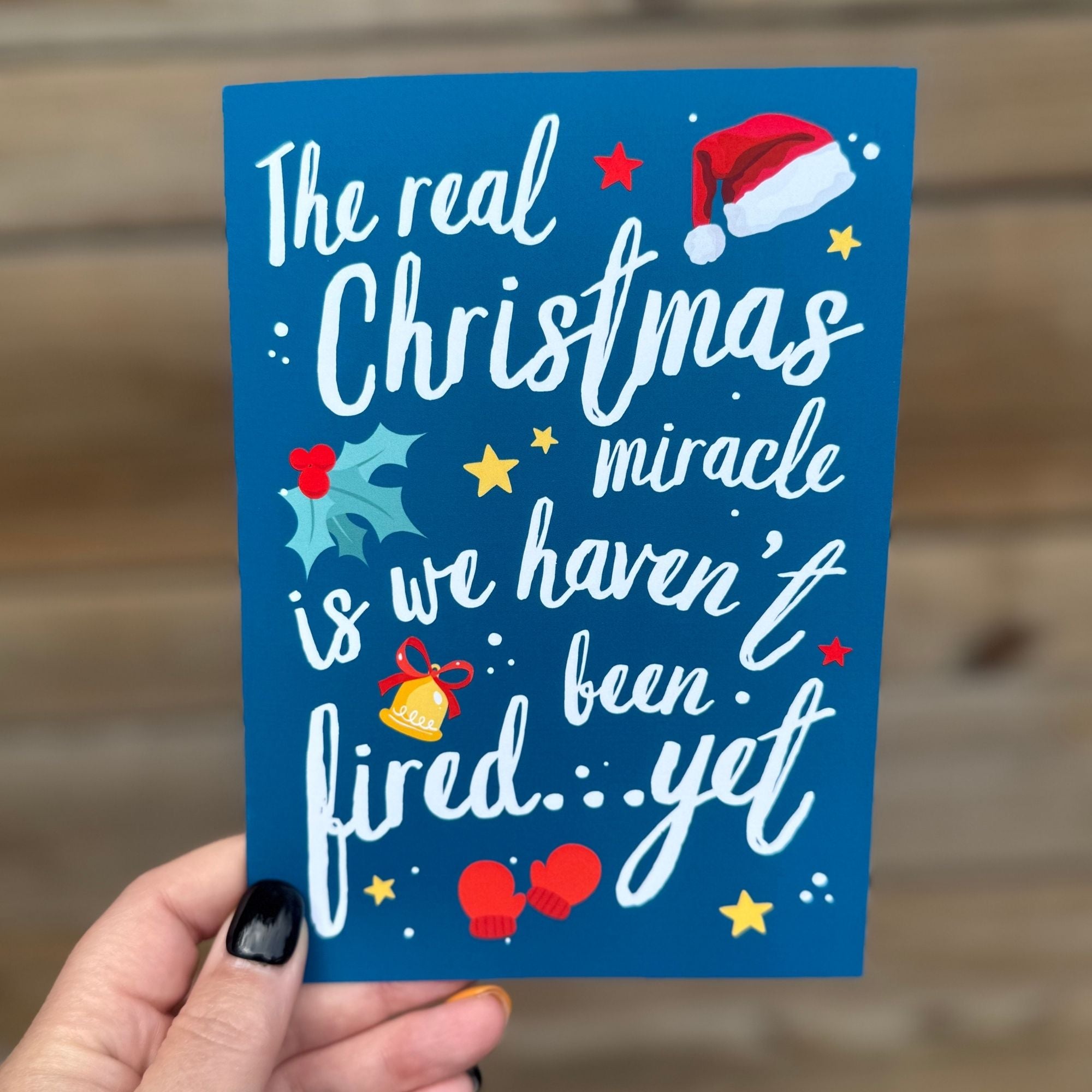The Real Christmas Miracle Card