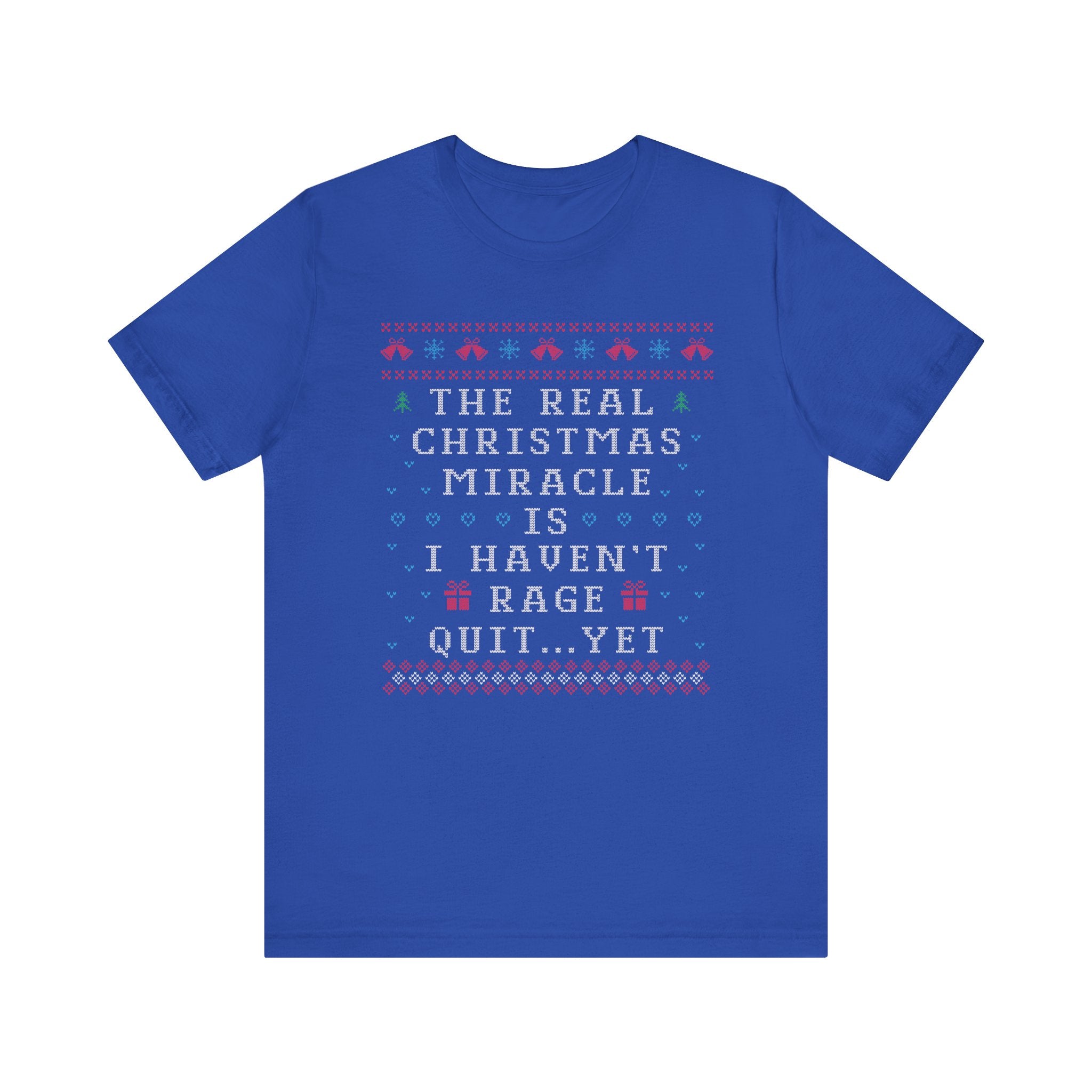 The Real Christmas Miracle Ugly Christmas Tee