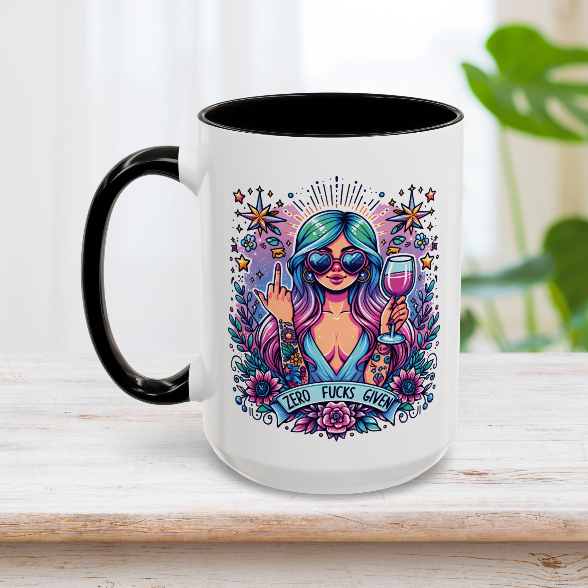Zero F*cks Given' Mug 15oz