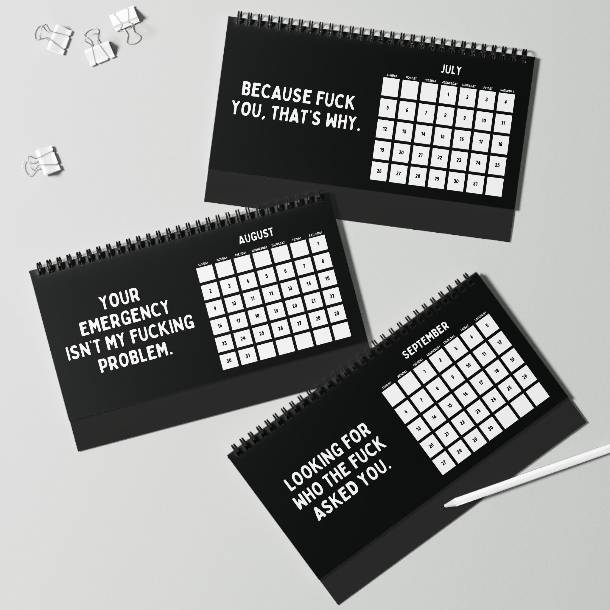 2026 Things I Want To Say At Work Calendar