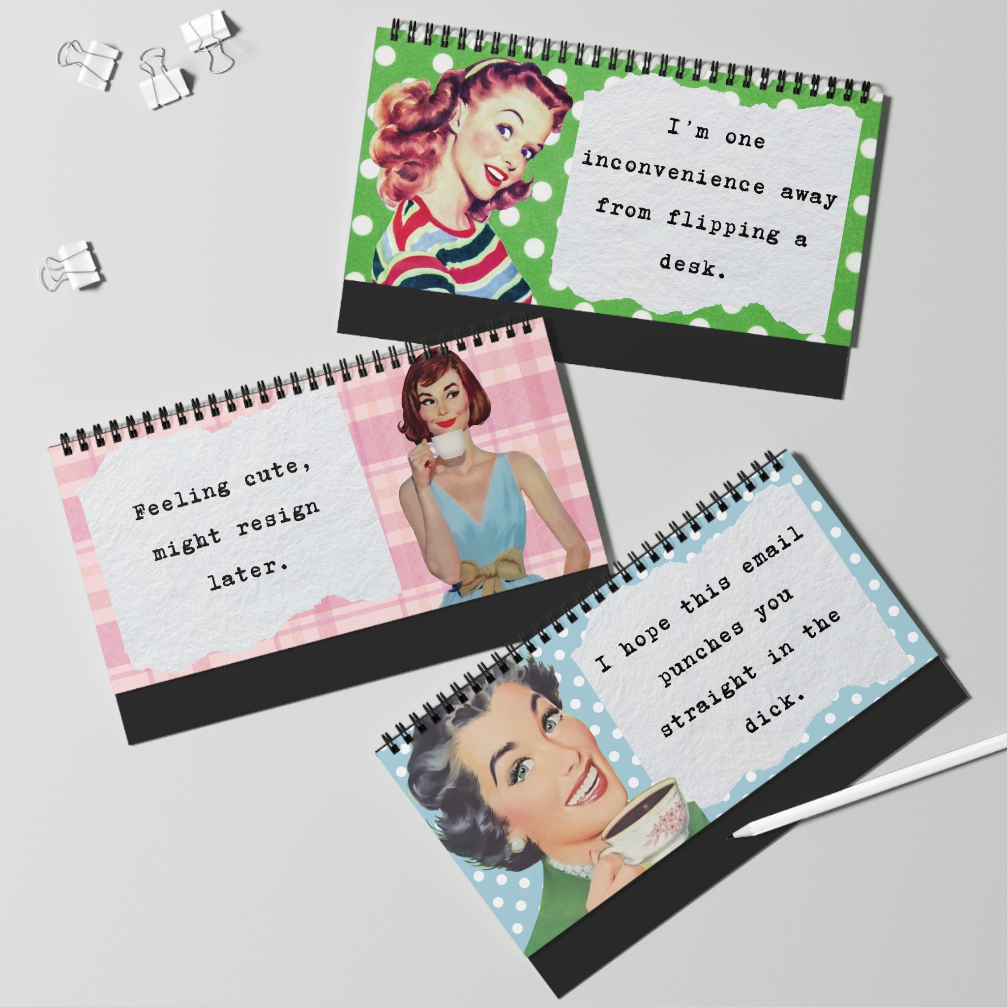 Sassy & Sweary Desk Flip Sign