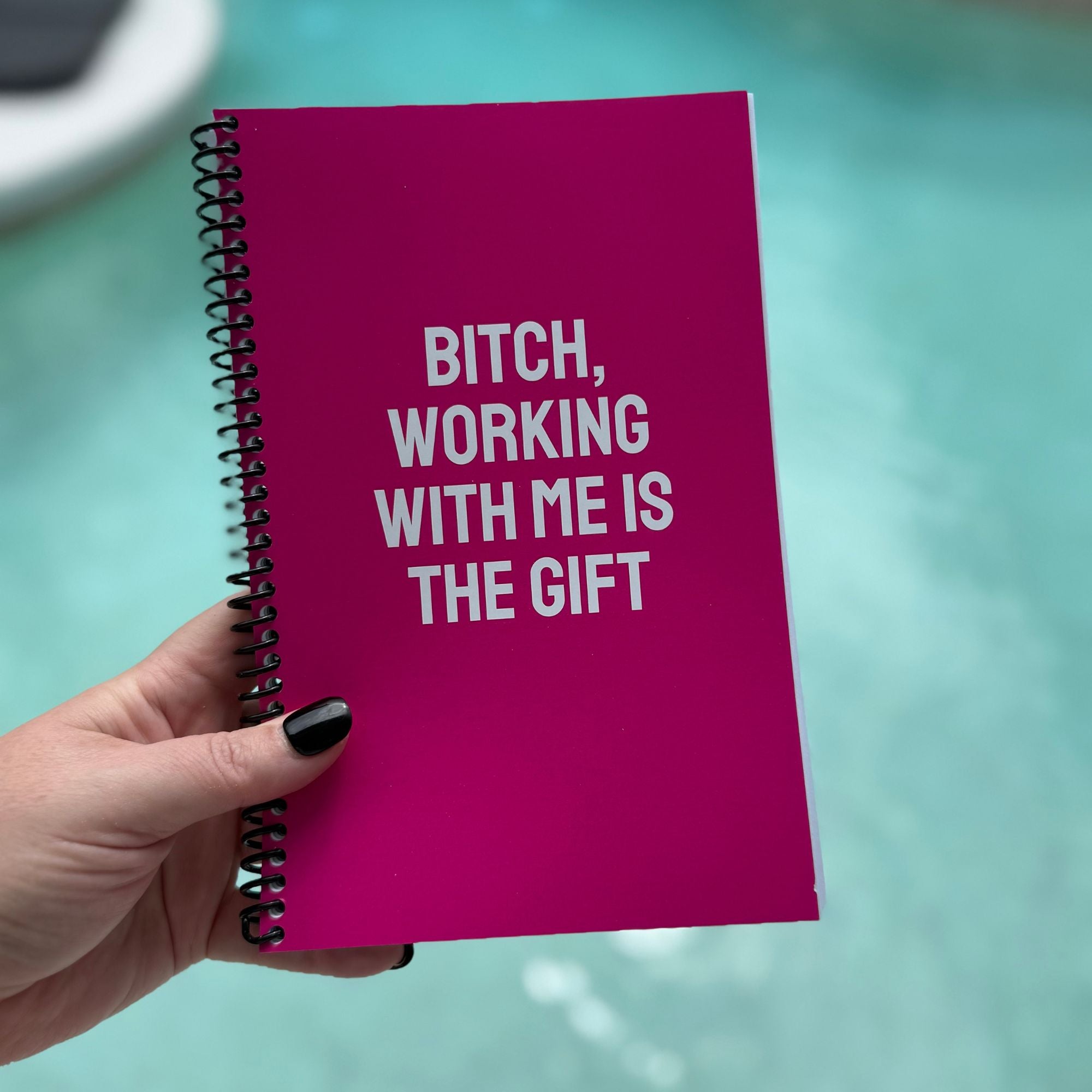 IMPERFECT Bitch, Working With Me Is The Gift Notebook