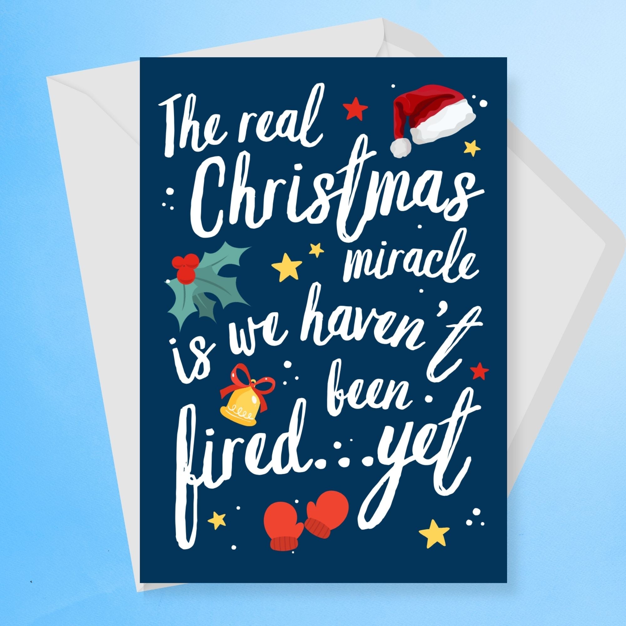 The Real Christmas Miracle Card