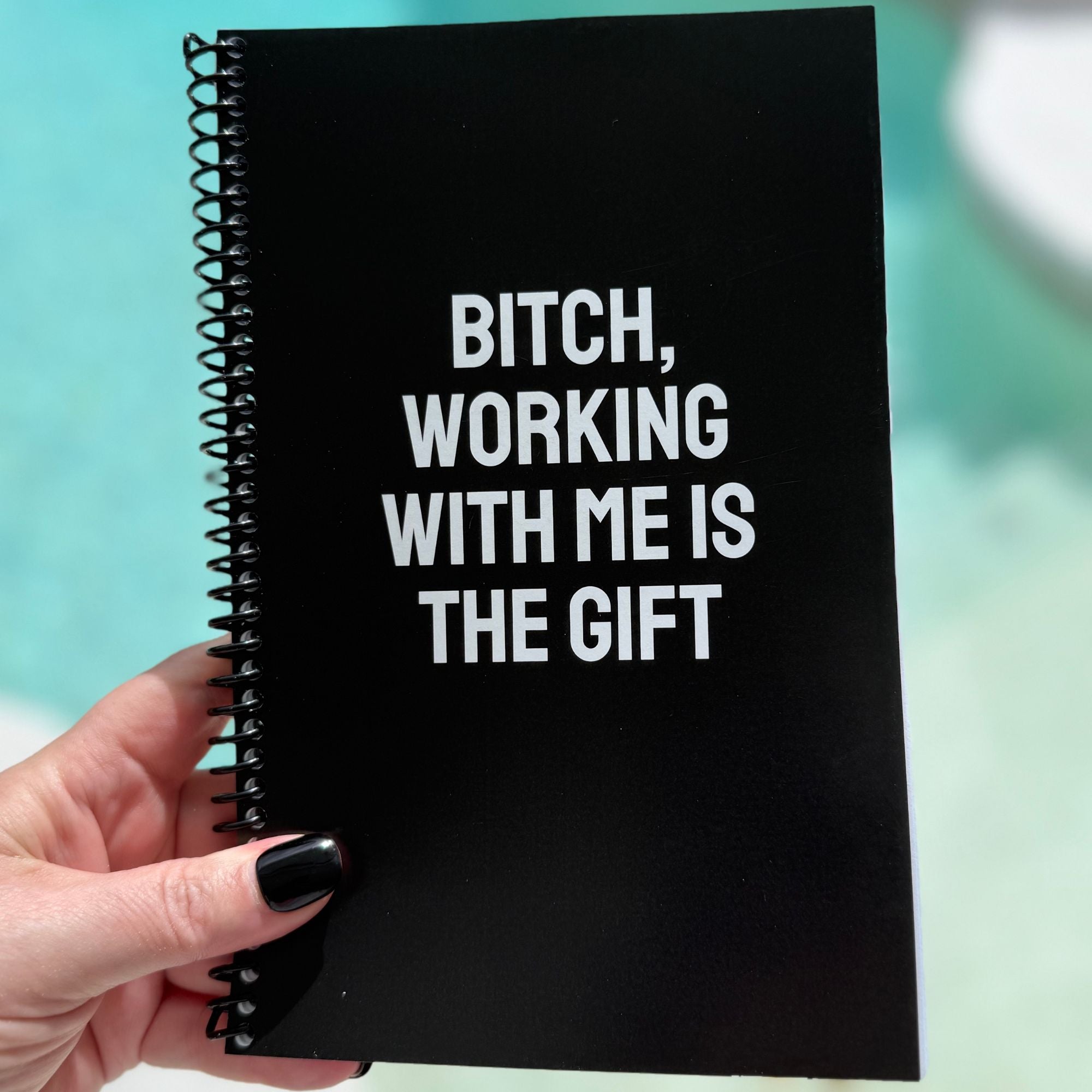 IMPERFECT Bitch, Working With Me Is The Gift Notebook