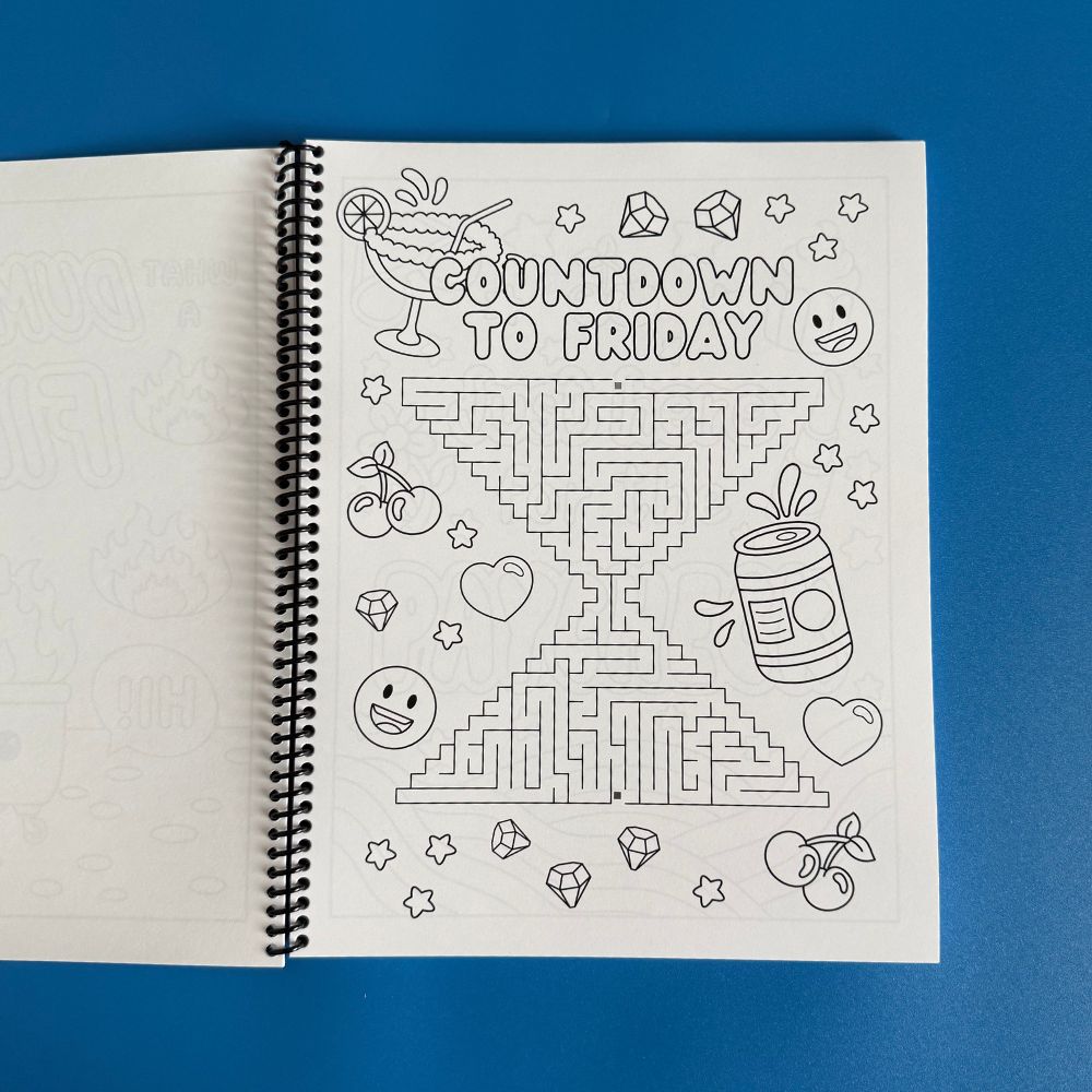 IMPERFECT Another Pointless Meeting Coloring & Activity Book