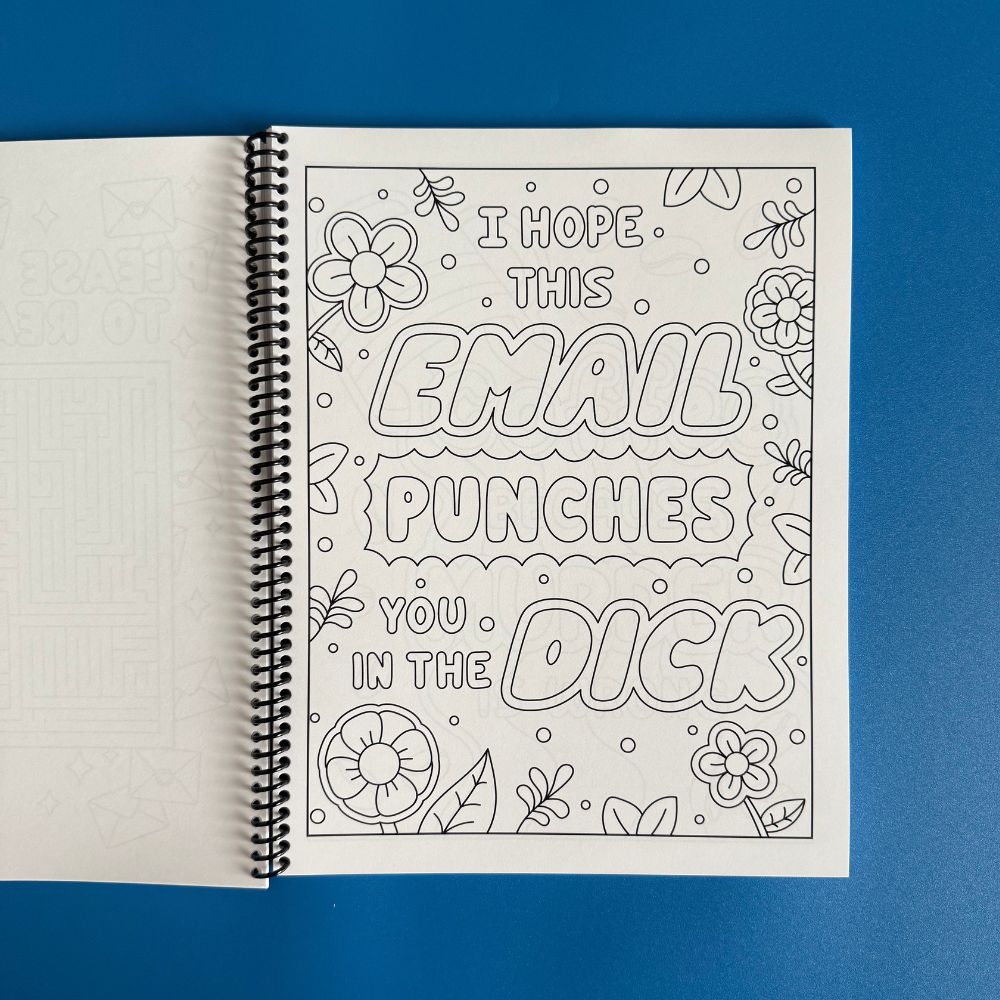 IMPERFECT Another Pointless Meeting Coloring & Activity Book