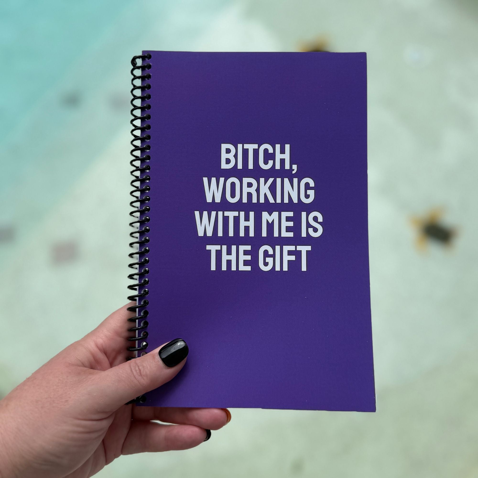 IMPERFECT Bitch, Working With Me Is The Gift Notebook