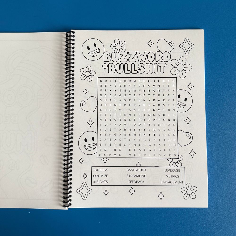 IMPERFECT Another Pointless Meeting Coloring & Activity Book