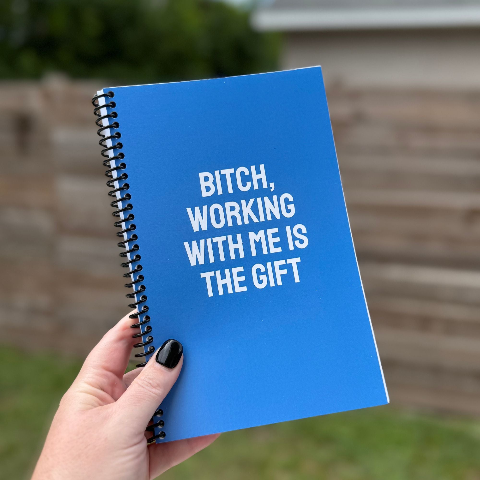 IMPERFECT Bitch, Working With Me Is The Gift Notebook