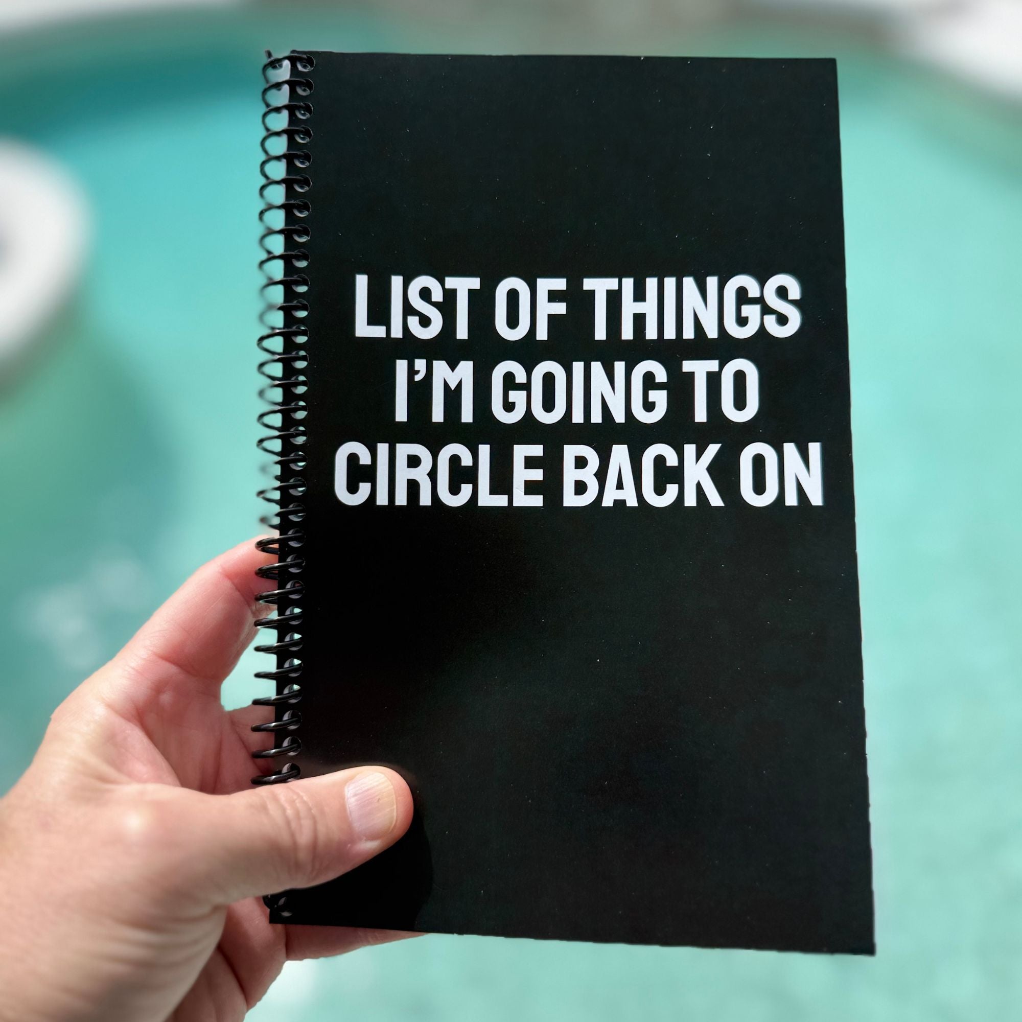 IMPERFECT List of Things I'm Going To Circle Back On Notebook