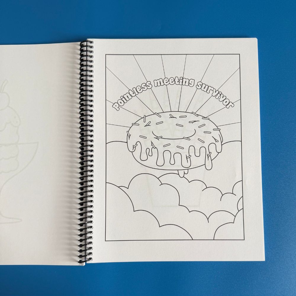 Pointless Meeting Coloring And Activity Book