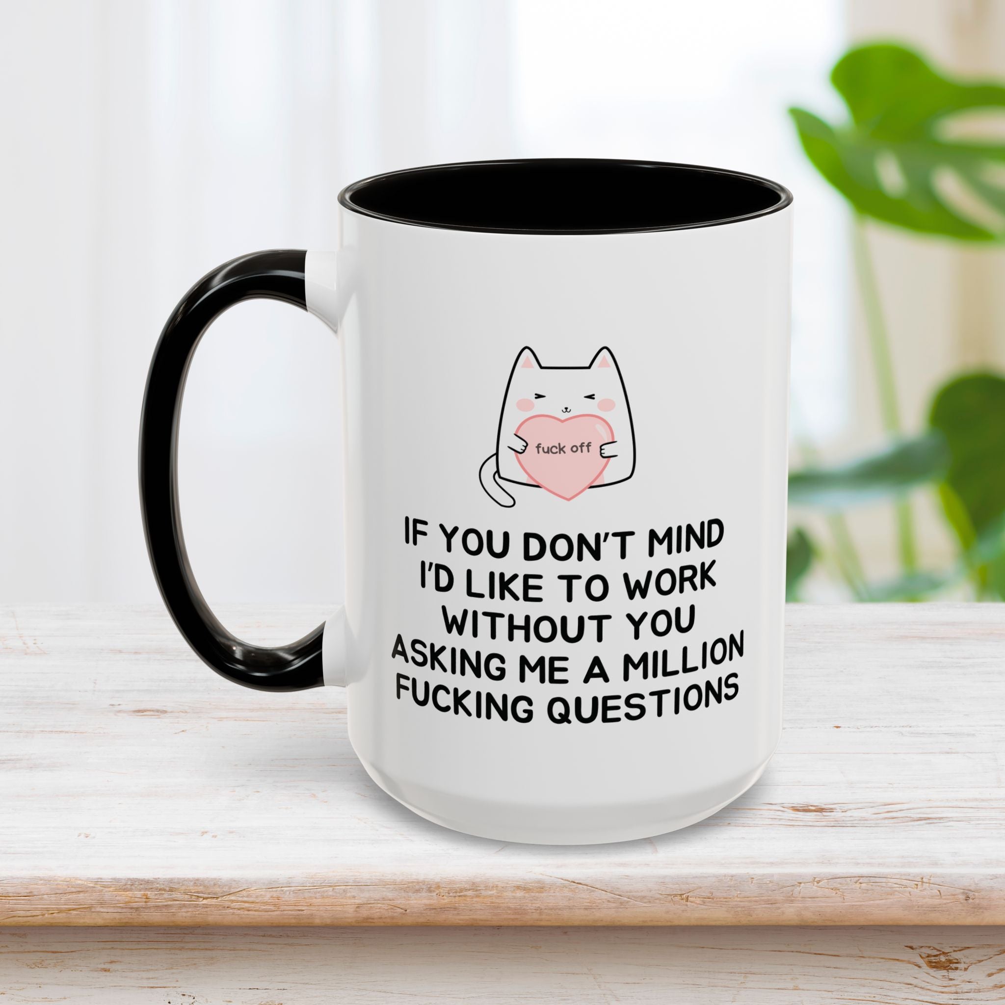 “Catty Quip” Snarky Mug 15oz