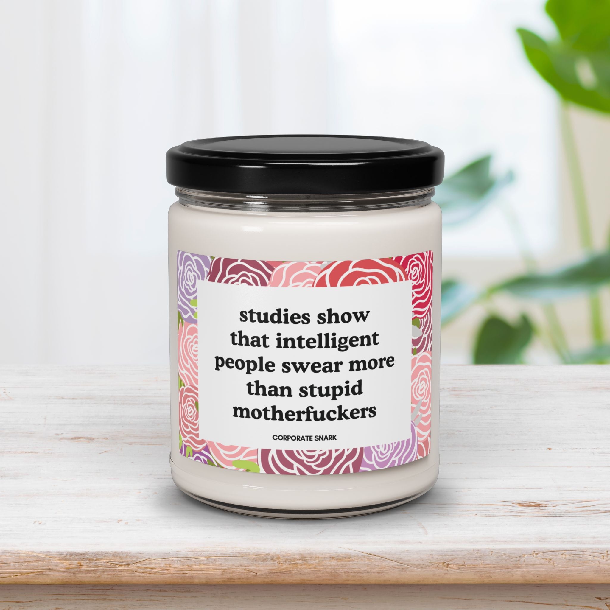 Studies Show That Intelligent People Swear More Than Stupid Motherfuckers Candle