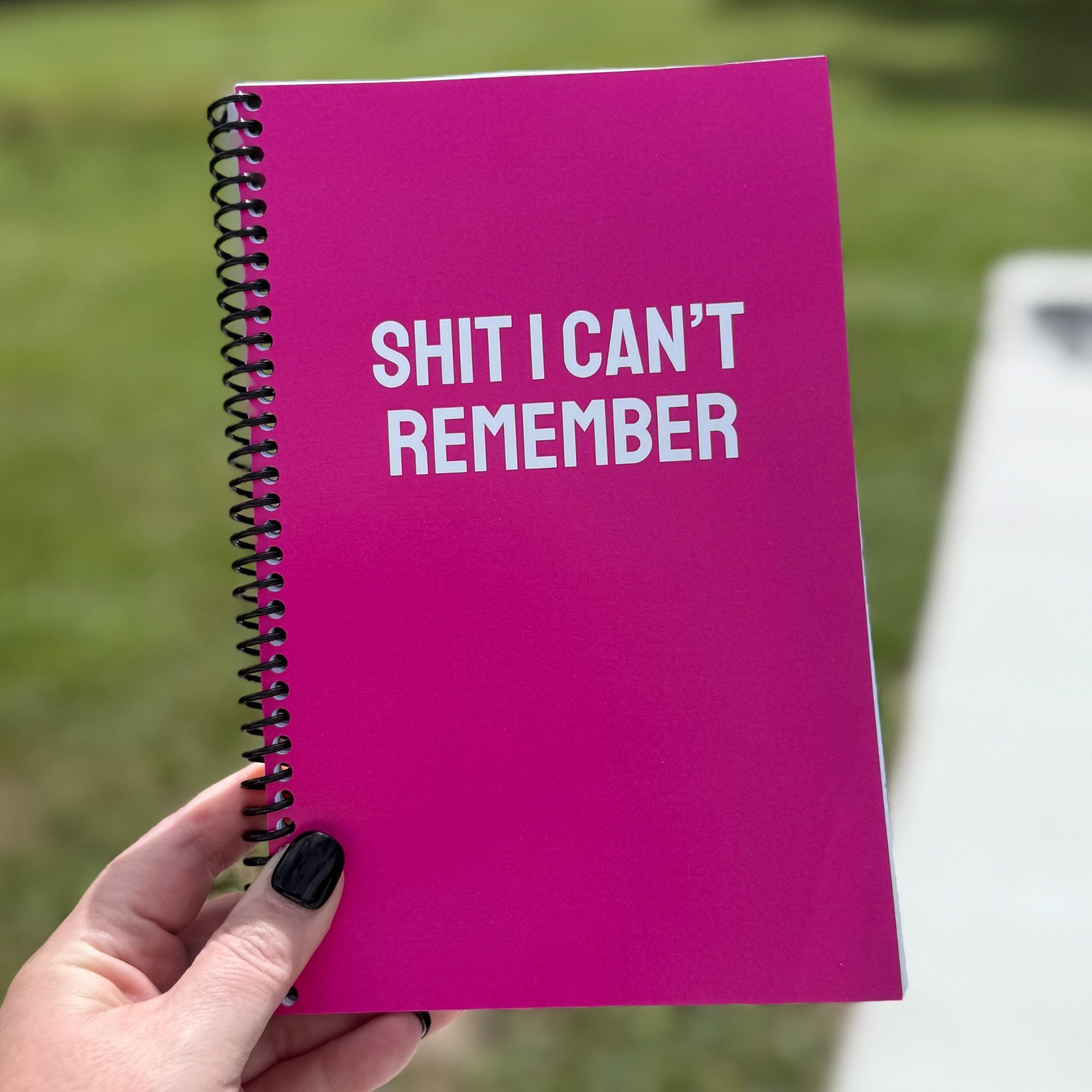 Shit I Can't Remember Notebook