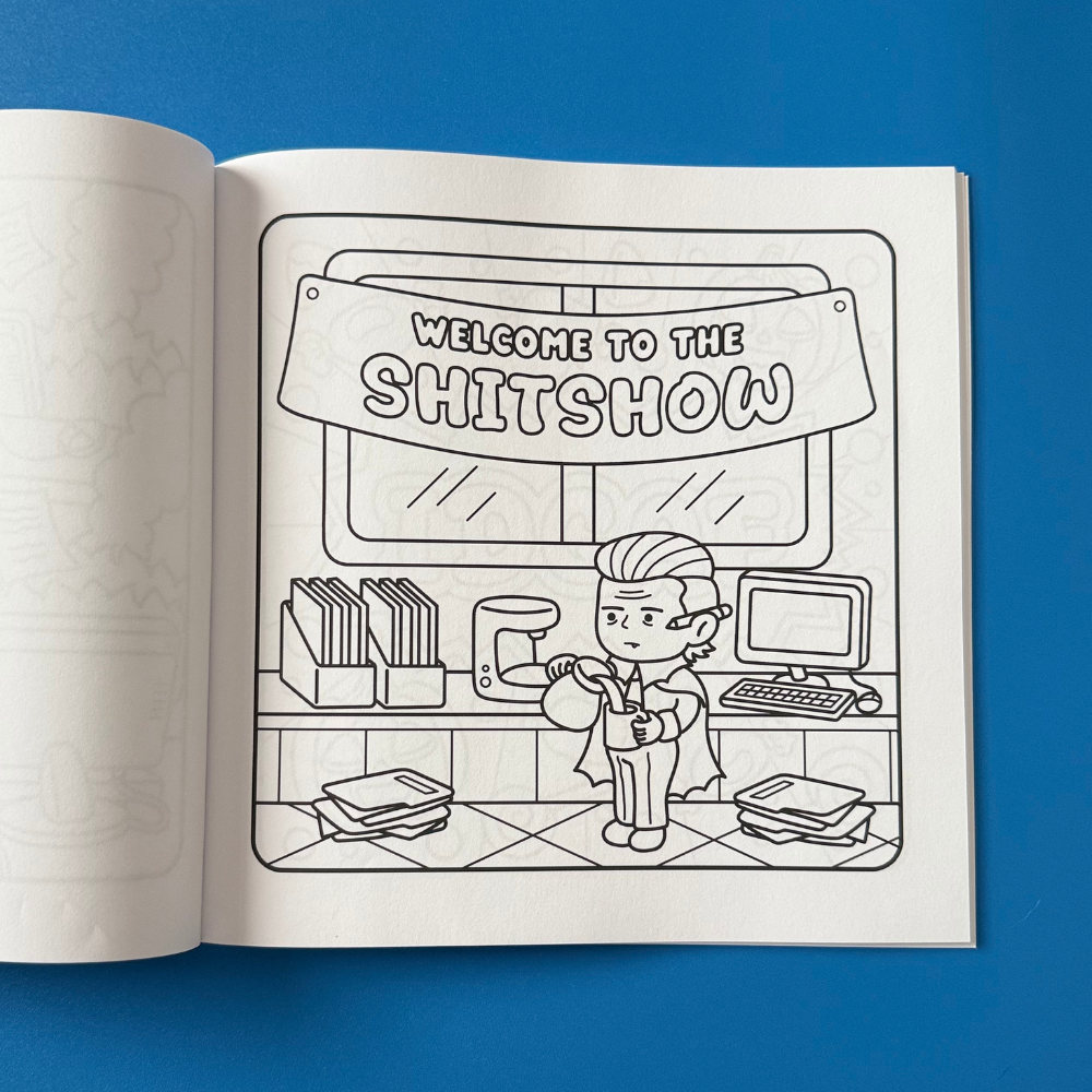 Corporate Chaos Spooky Edition Coloring Book