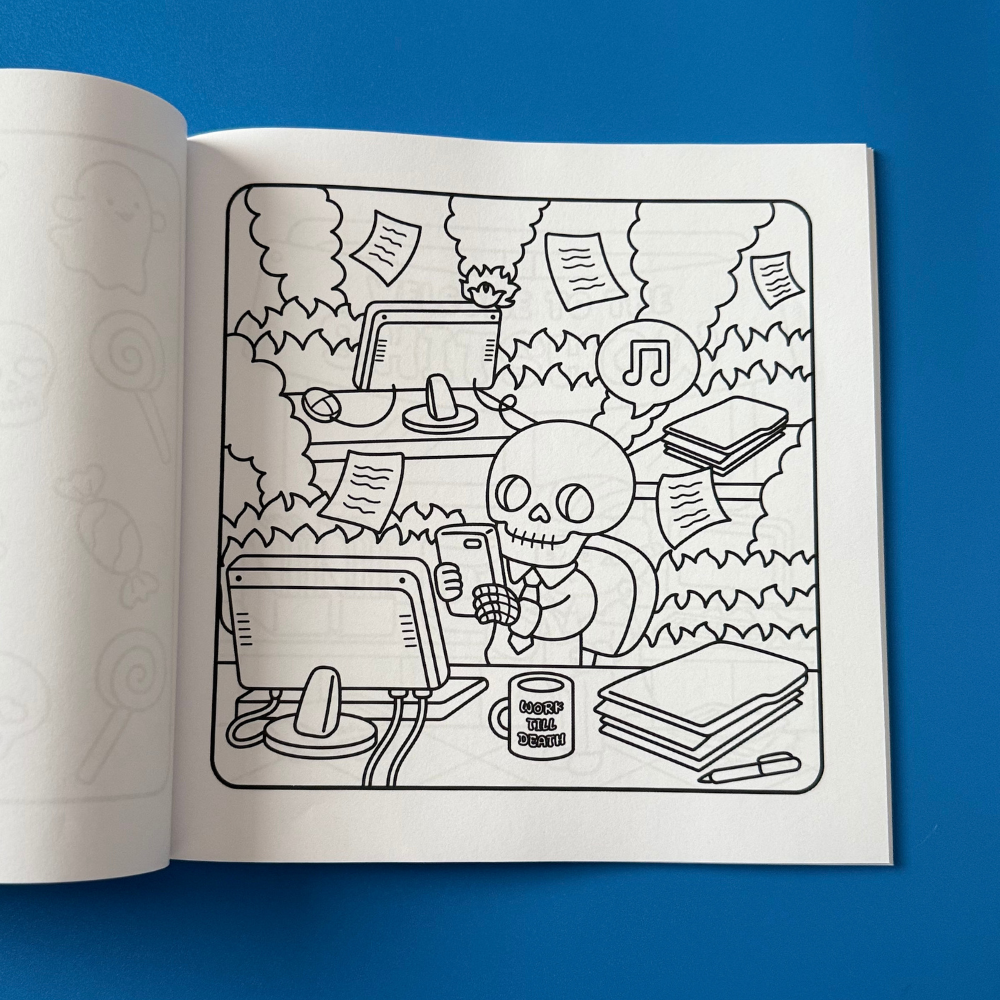 Corporate Chaos Spooky Edition Coloring Book