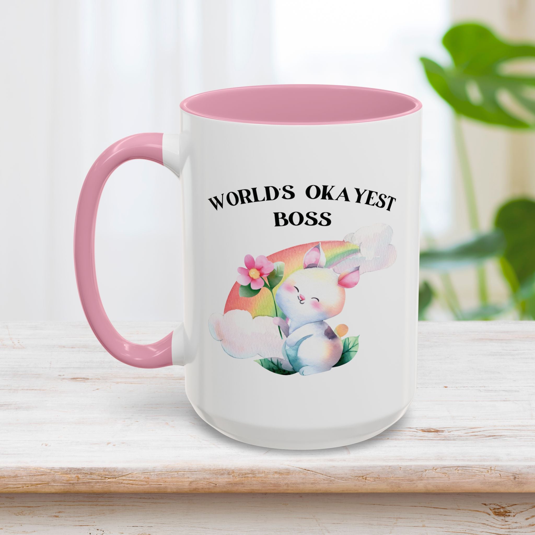 World's Okayest Boss Mug 15oz