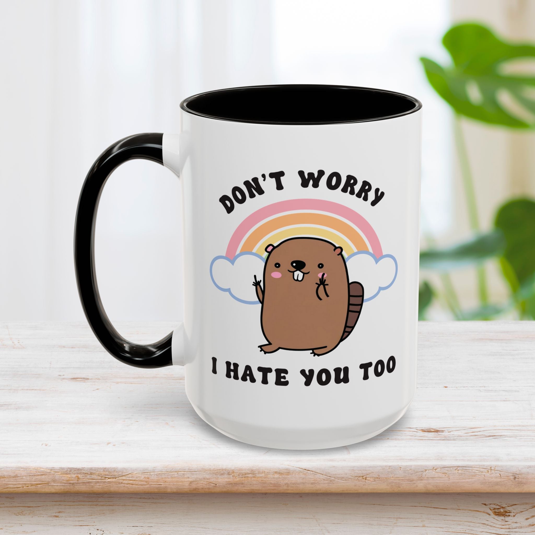 Flipping Feelings Beaver Mug 15oz