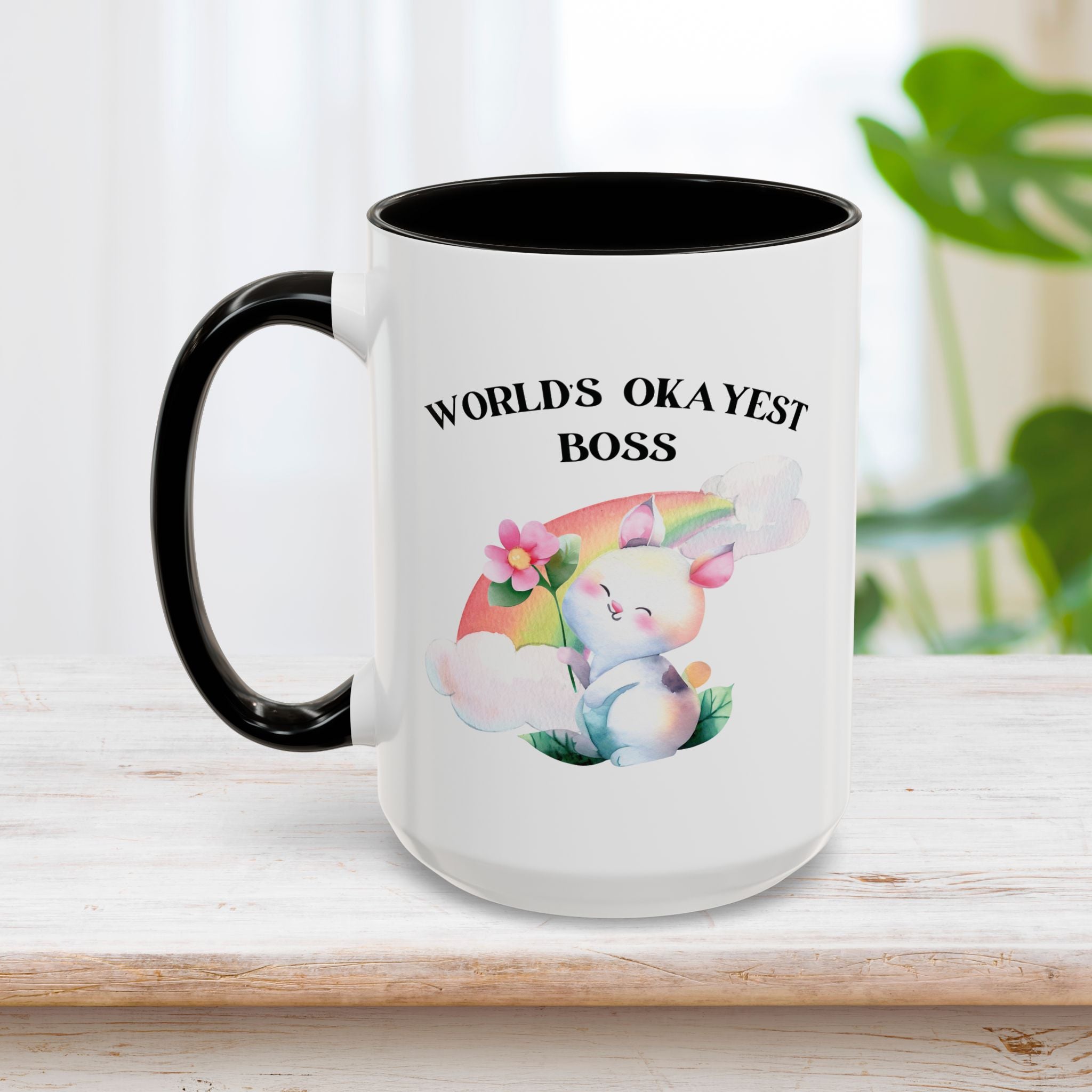 World's Okayest Boss Mug 15oz