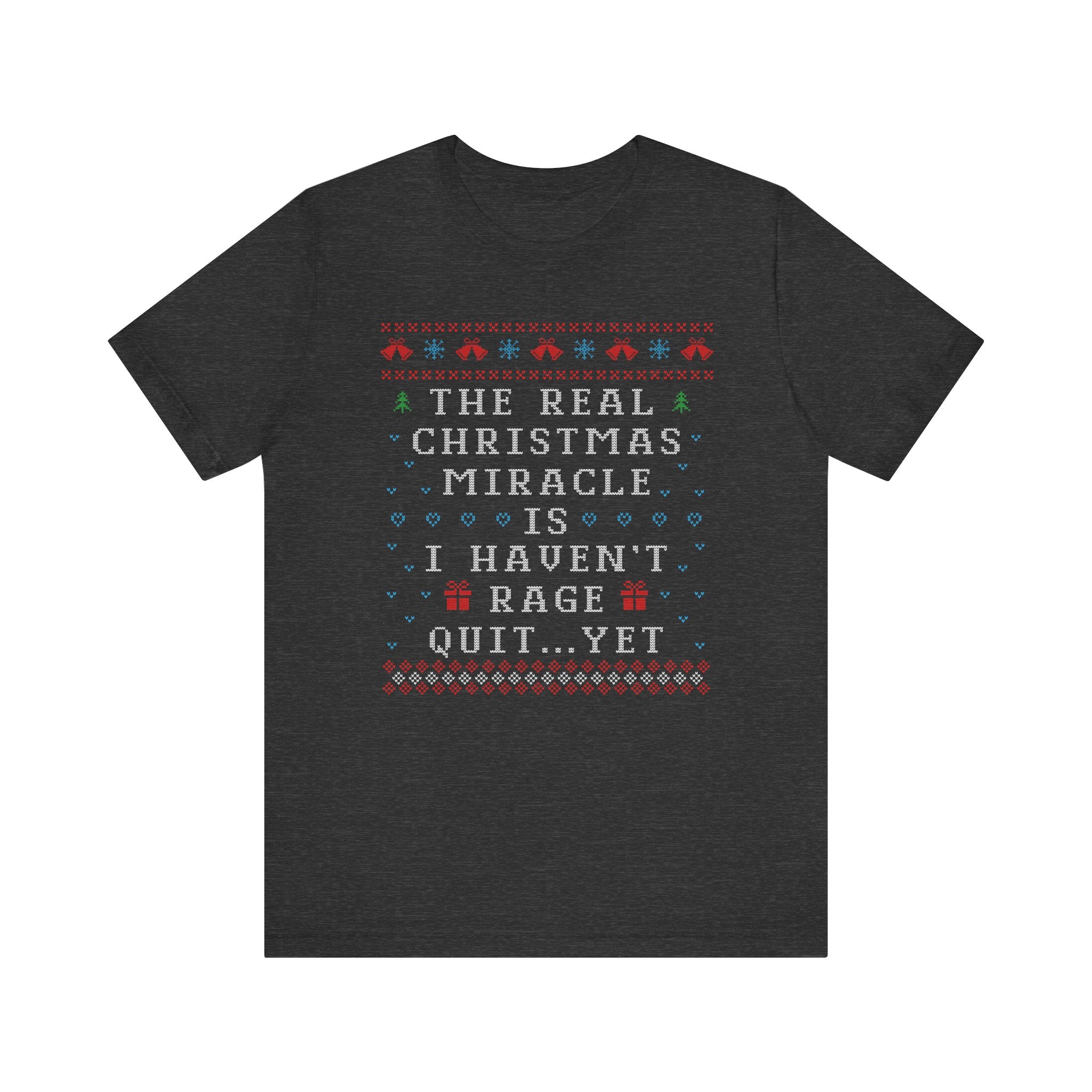 The Real Christmas Miracle Ugly Christmas Tee